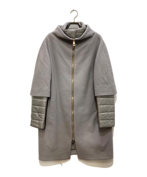 中古・古着通販】HERNO (ヘルノ) レイヤードダウンコート パープル