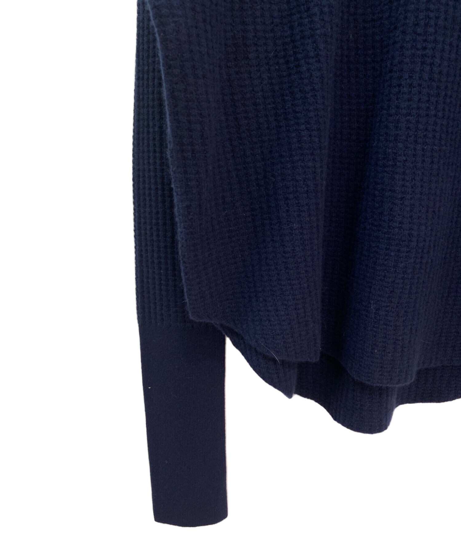 L'Appartement Thermal Knit ブルー 中古・古着通販】L'appartement (アパルトモン) Cashmere Thermal Knit