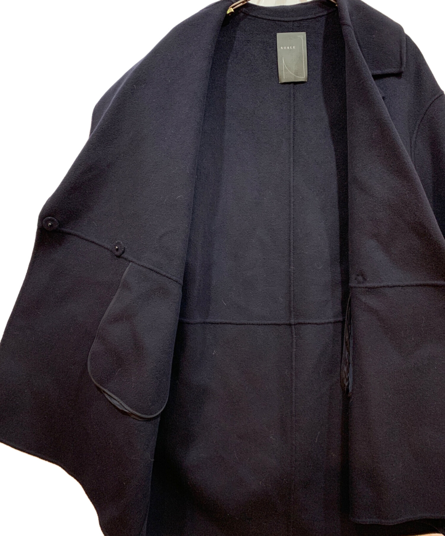 中古・古着通販】Noble (ノーブル) Super160sリバーミドルコート