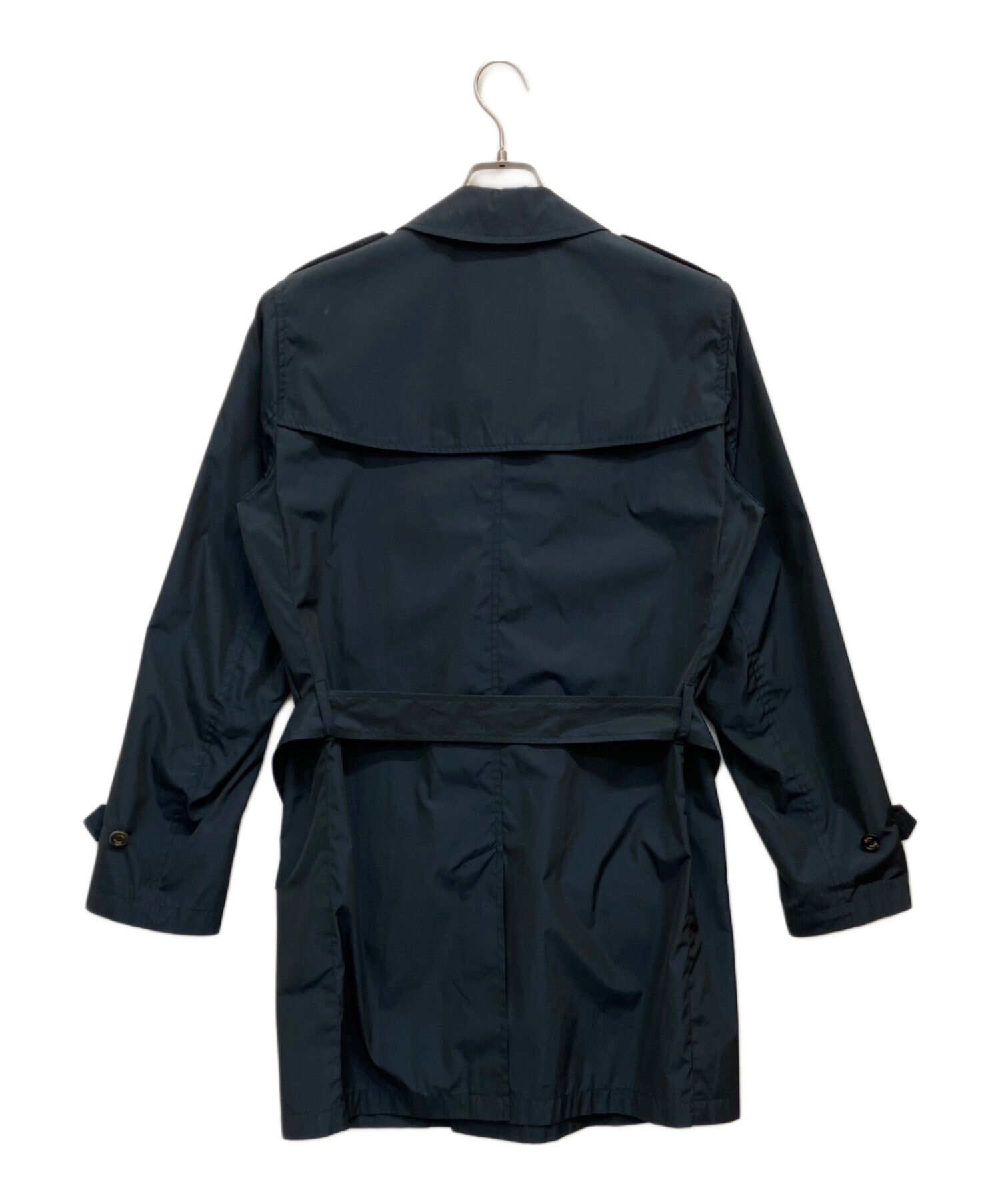 つ*る様 美品　レア　シーラップ sealup モールスキン　トレンチコート　4 中古・古着通販】SEALUP (シーラップ) トレンチコート ネイビー サイズ