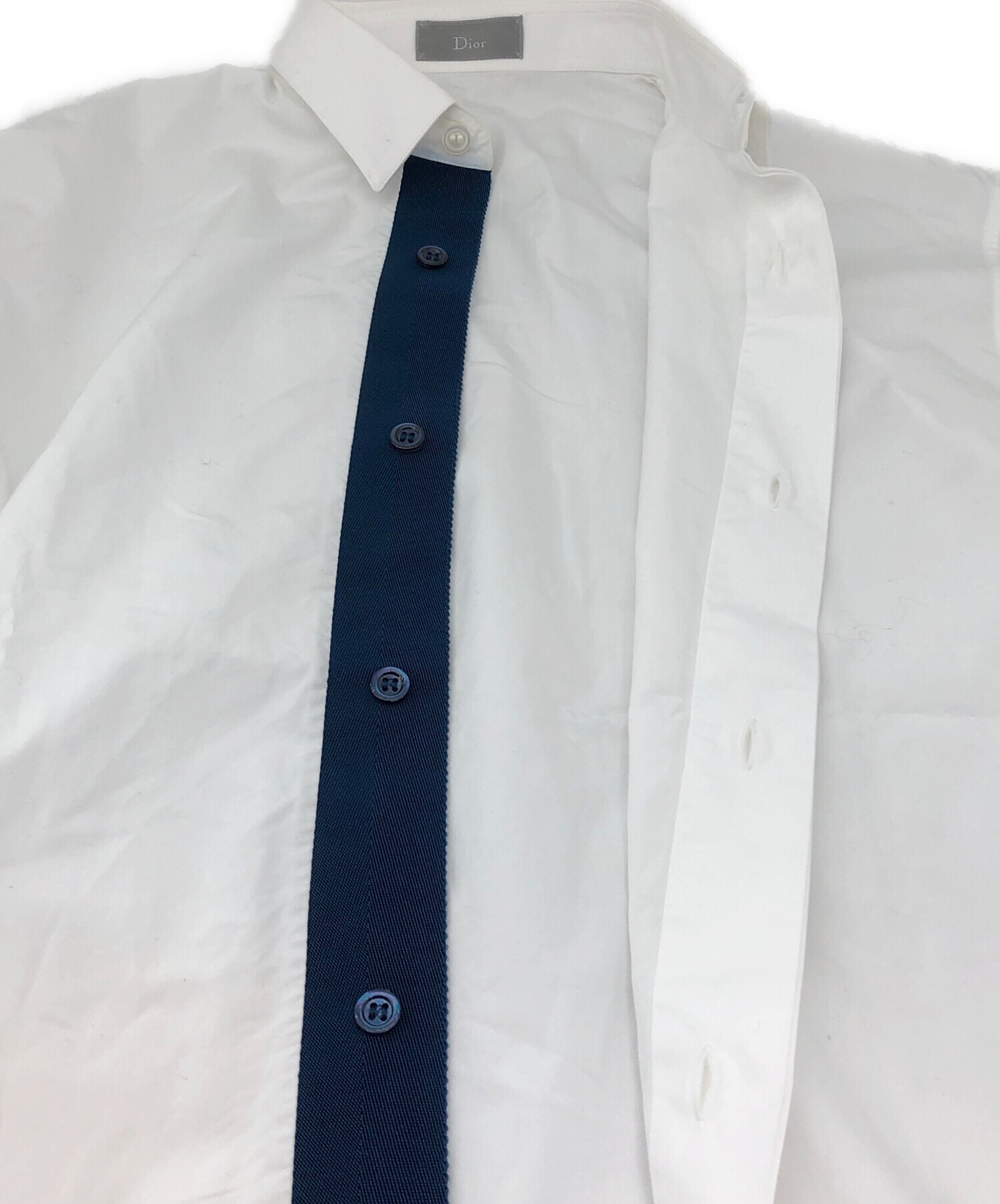 中古・古着通販】DIOR HOMME (ディオール オム) BEE刺繍長袖シャツ