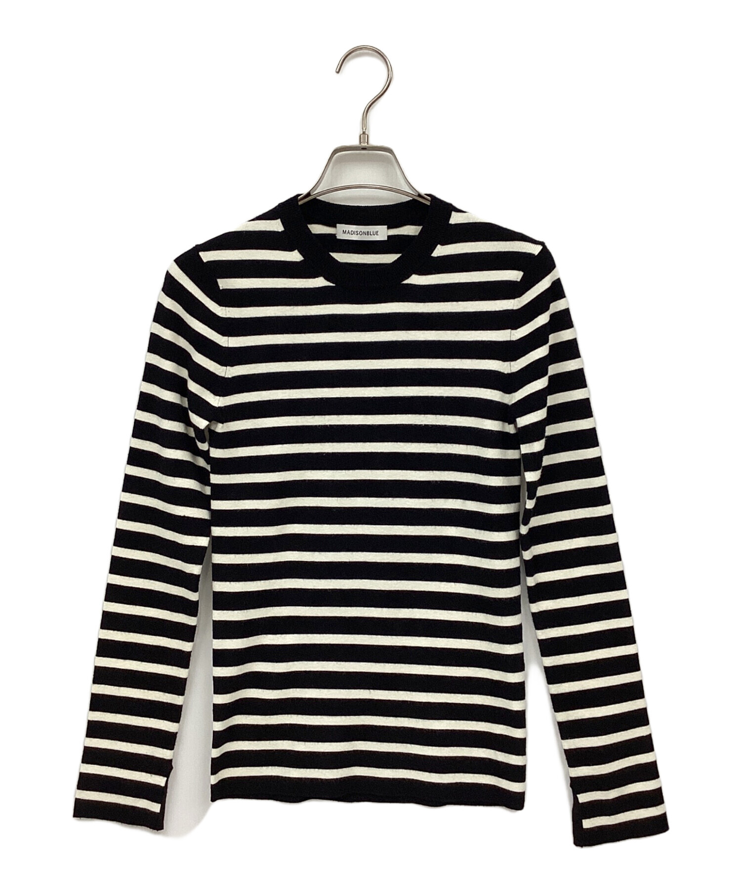 motti様 MADISONBLUE ボーダーカットソー 中古・古着通販】MADISON BLUE (マディソンブルー) ボーダーニット