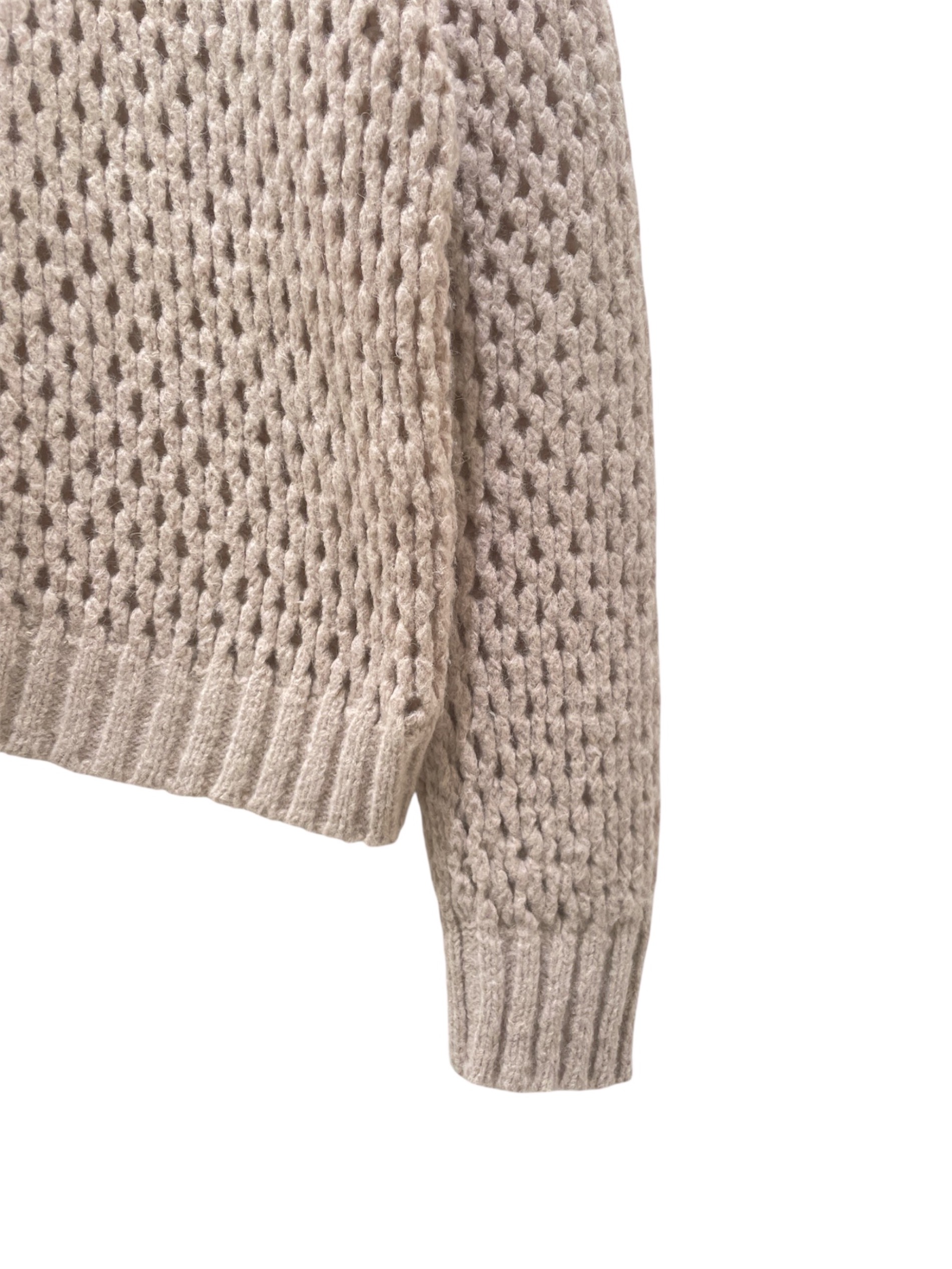 中古・古着通販】DRAWER (ドゥロワー) アルパカナイロンメッシュニット