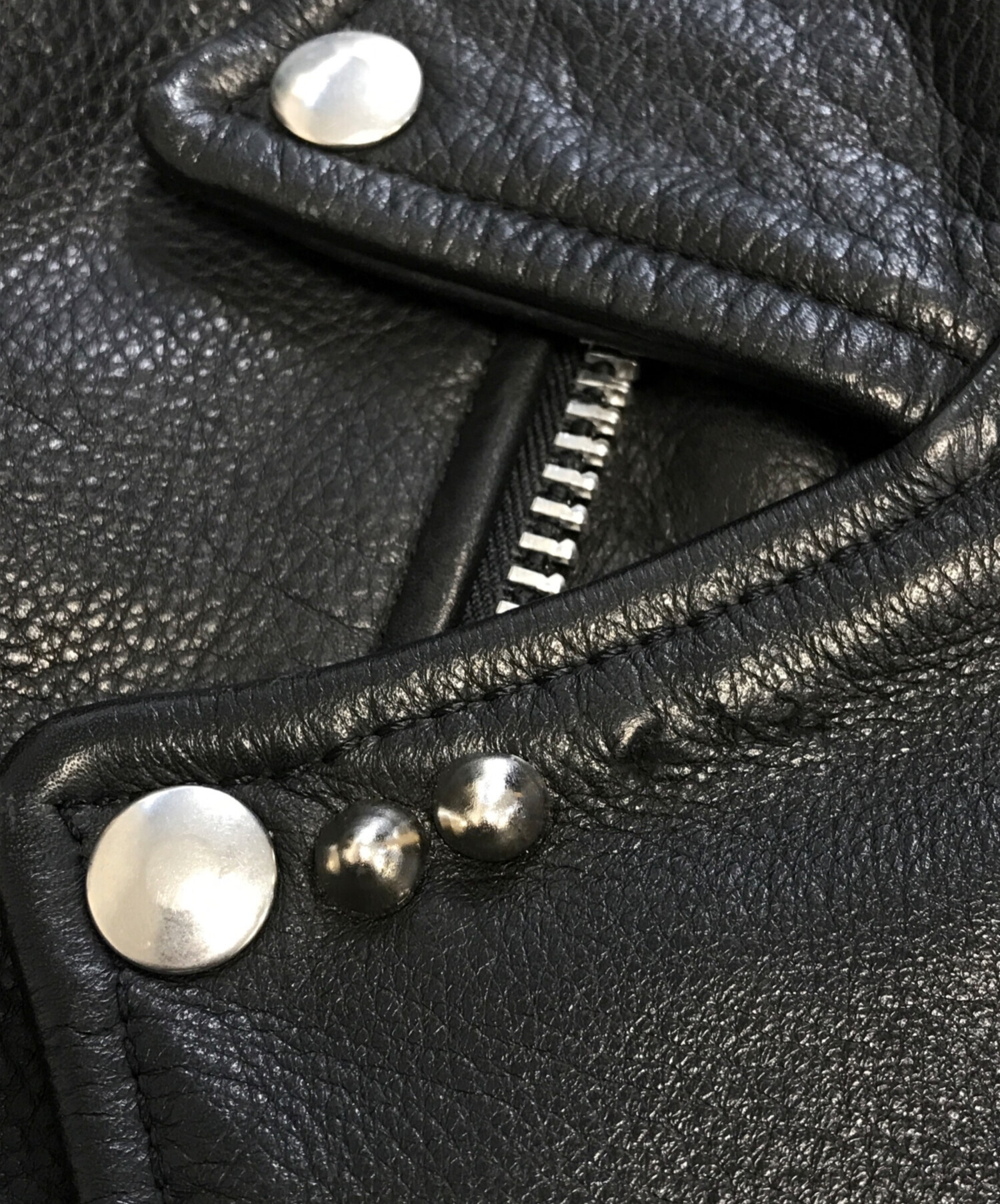 中古・古着通販】VANSON (バンソン) レザーライダースジャケット