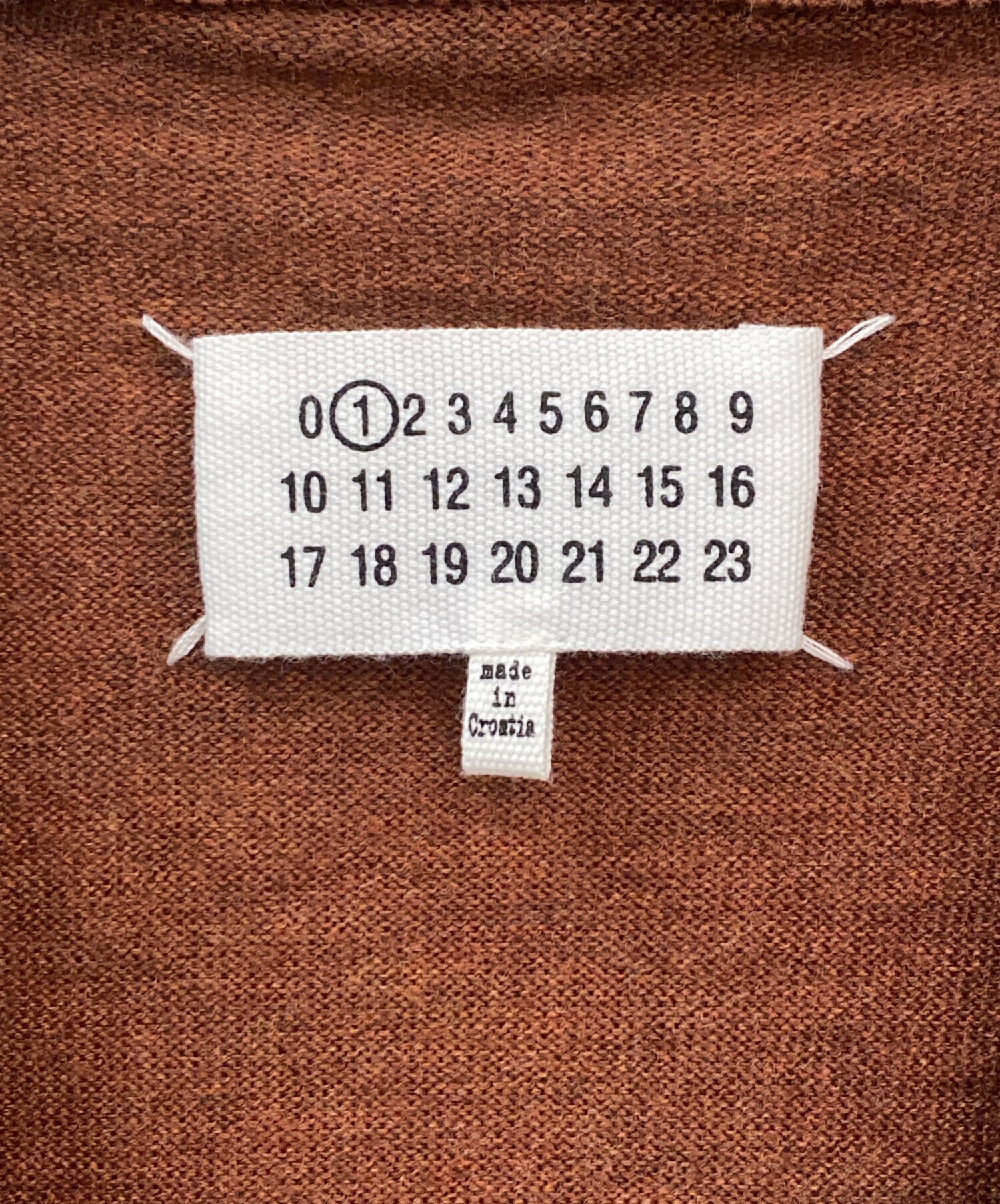 中古・古着通販】Maison Margiela (メゾンマルジェラ) Vネックニット