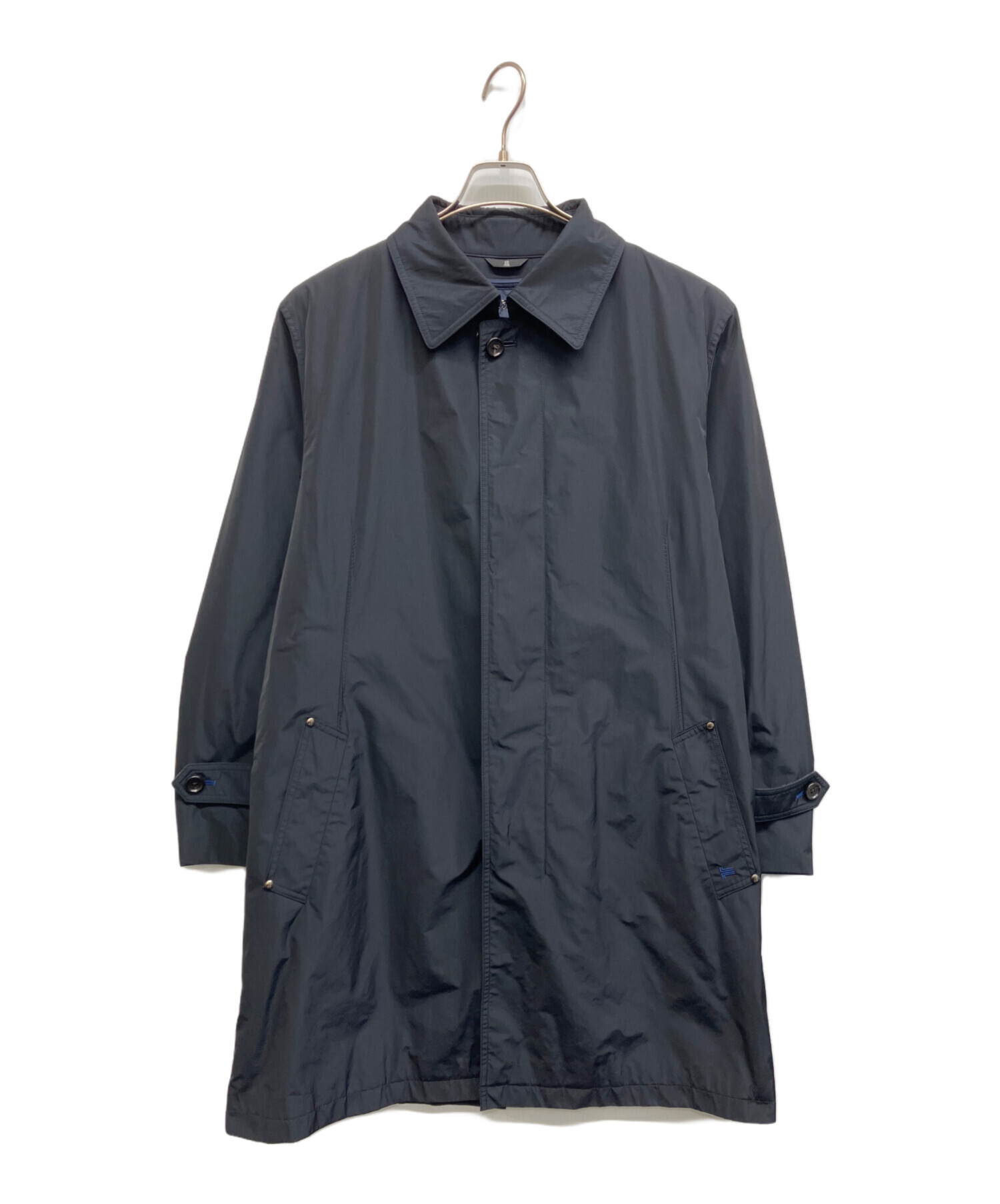 高級 90sヴィンテージ ランバン ステンカラーコート 紺 一枚仕立て XL 中古・古着通販】LANVIN COLLECTION (ランバンコレクション) ライナー