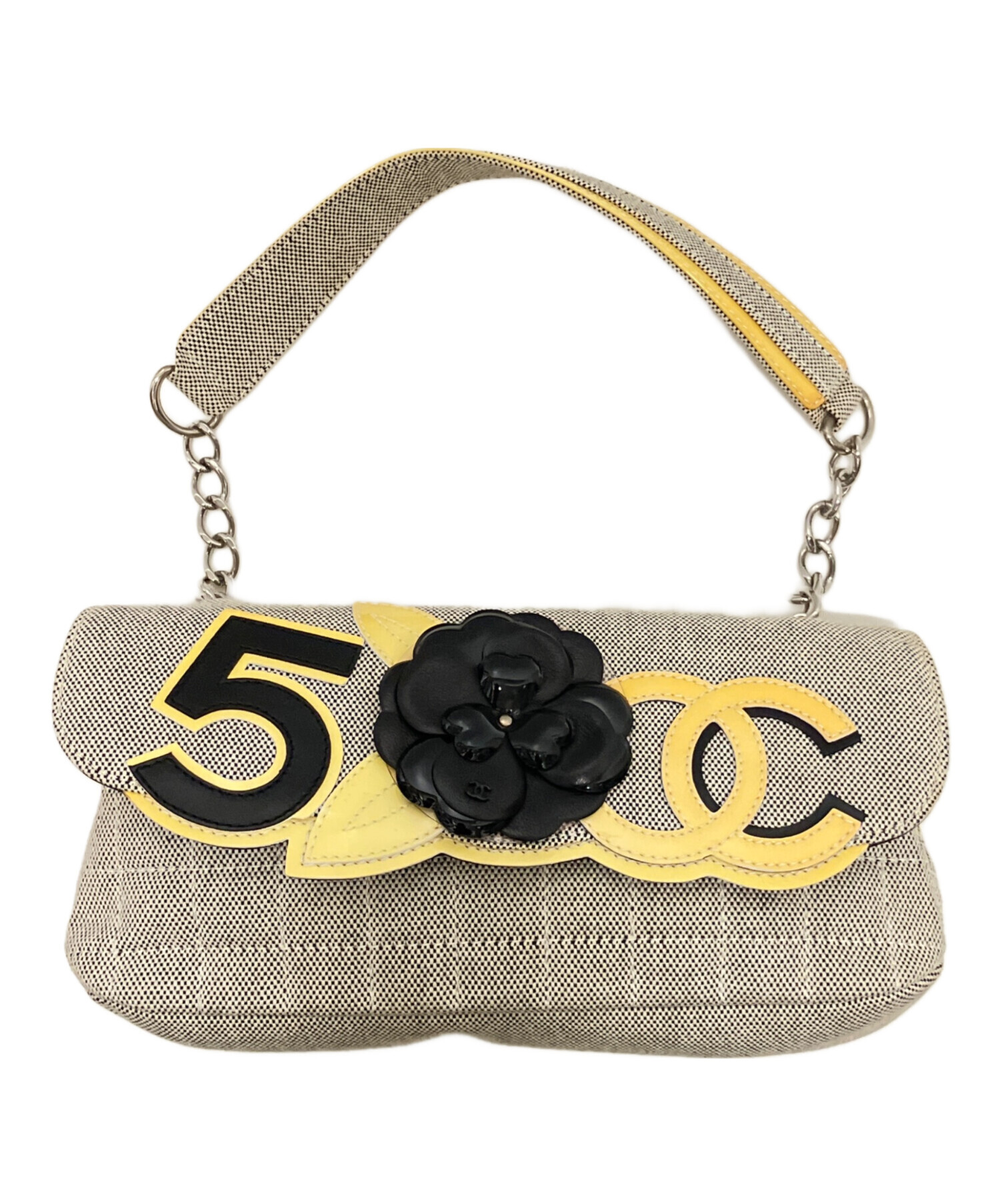中古・古着通販】CHANEL (シャネル) No.5 カメリア ワンショルダー
