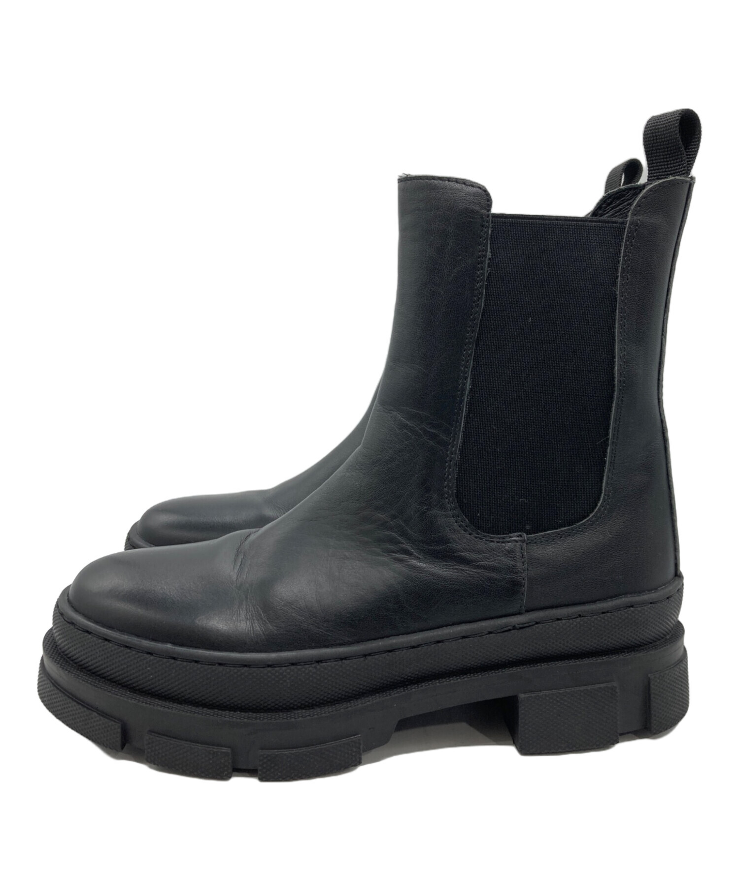 中古・古着通販】REMME (レメ) サイドゴアブーツ ブラック サイズ:36