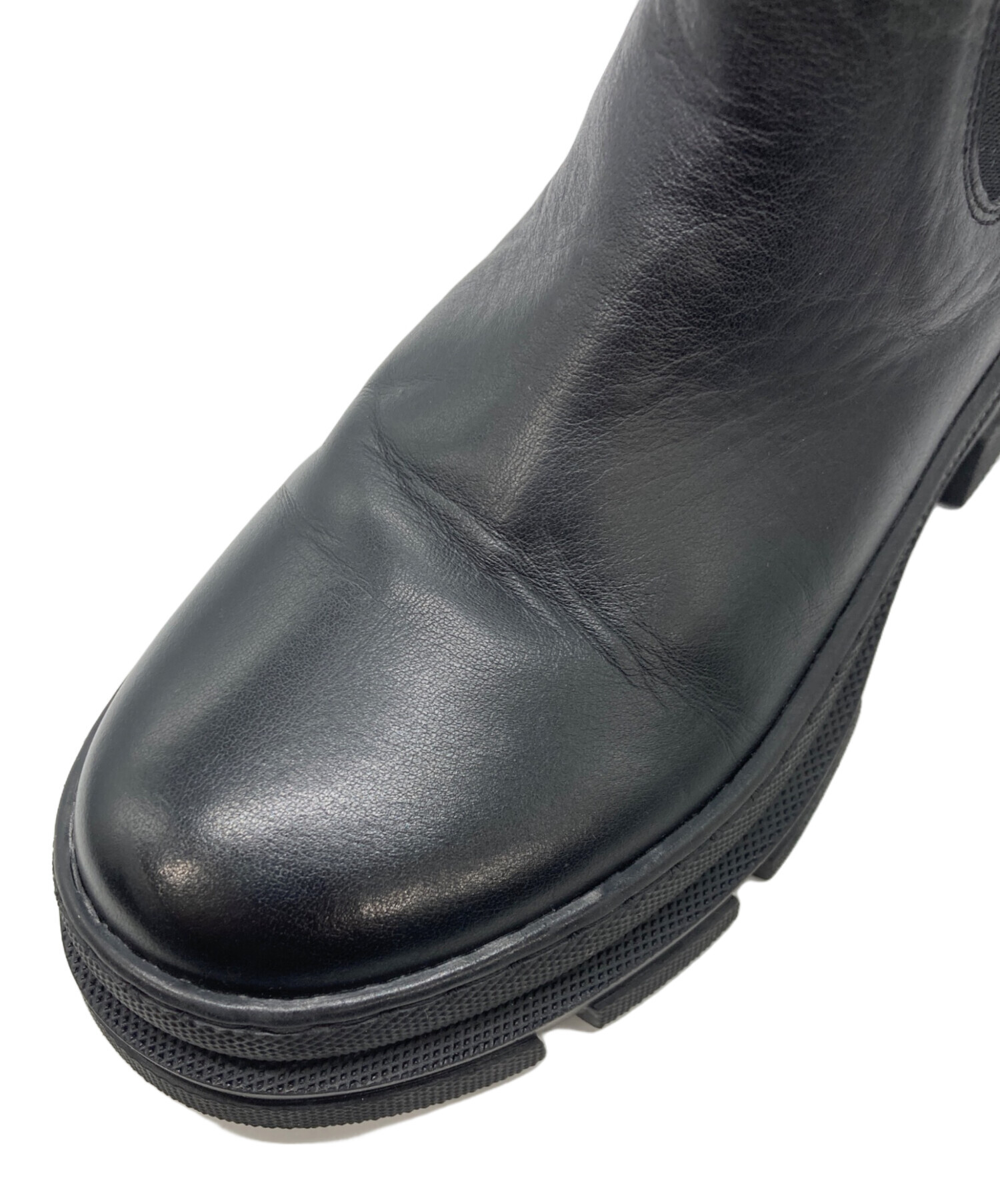 中古・古着通販】REMME (レメ) サイドゴアブーツ ブラック サイズ:36