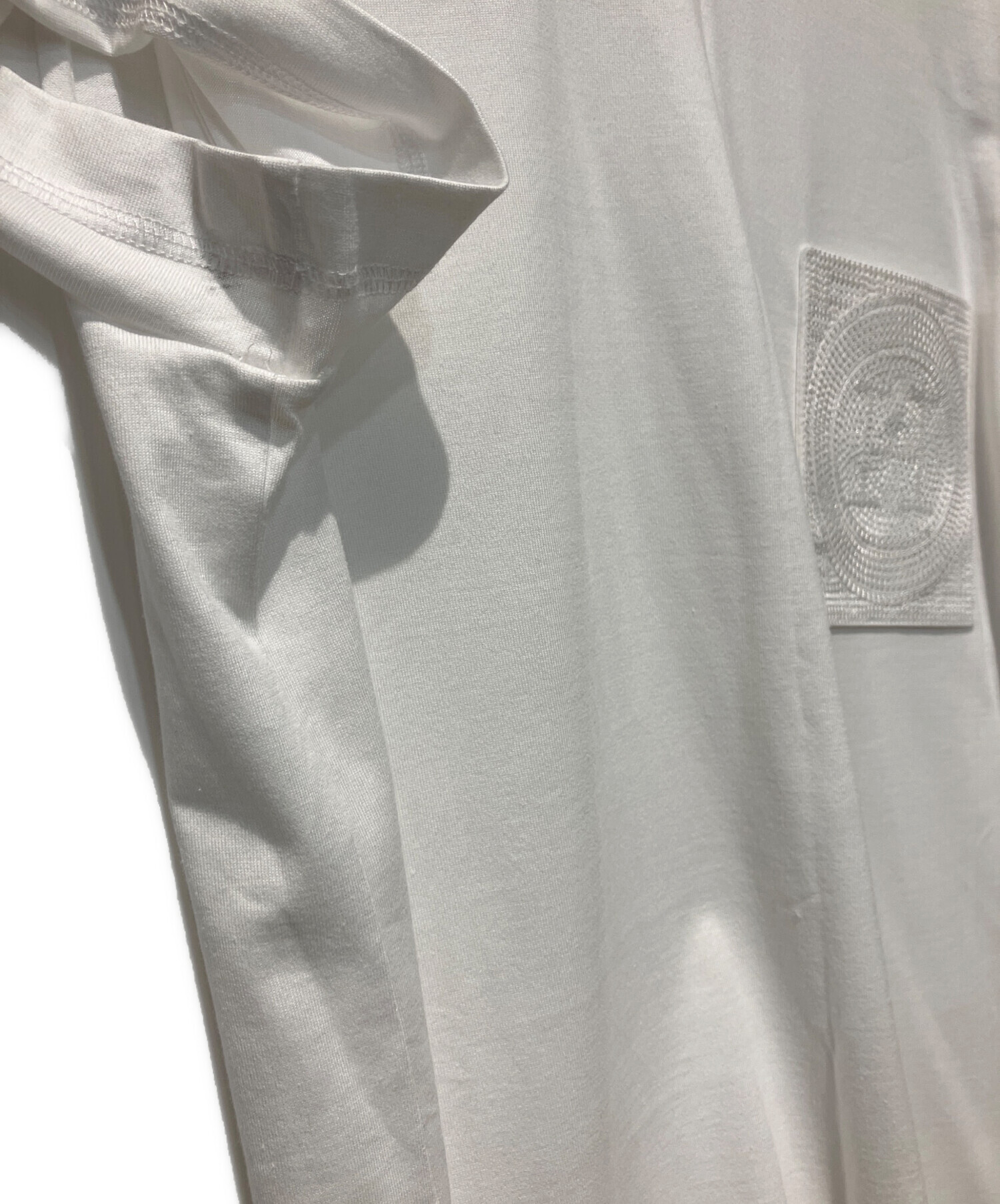 中古・古着通販】HERMES (エルメス) Hロゴ刺繍カットワンピース
