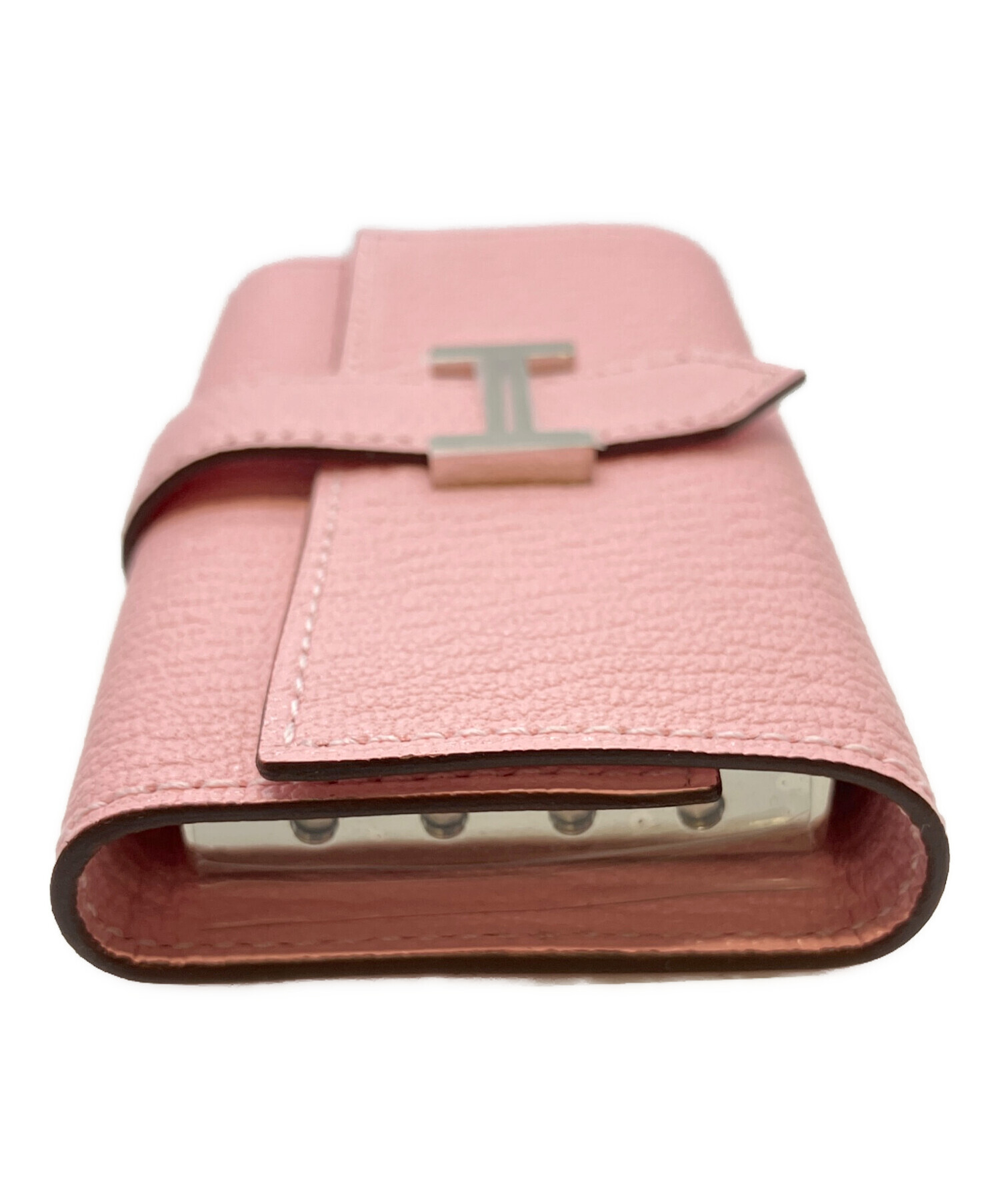 エルメス ✨べアン✨キーケース ４連 ピンク系 中古・古着通販】HERMES (エルメス) ベアン H金具4連キーケース