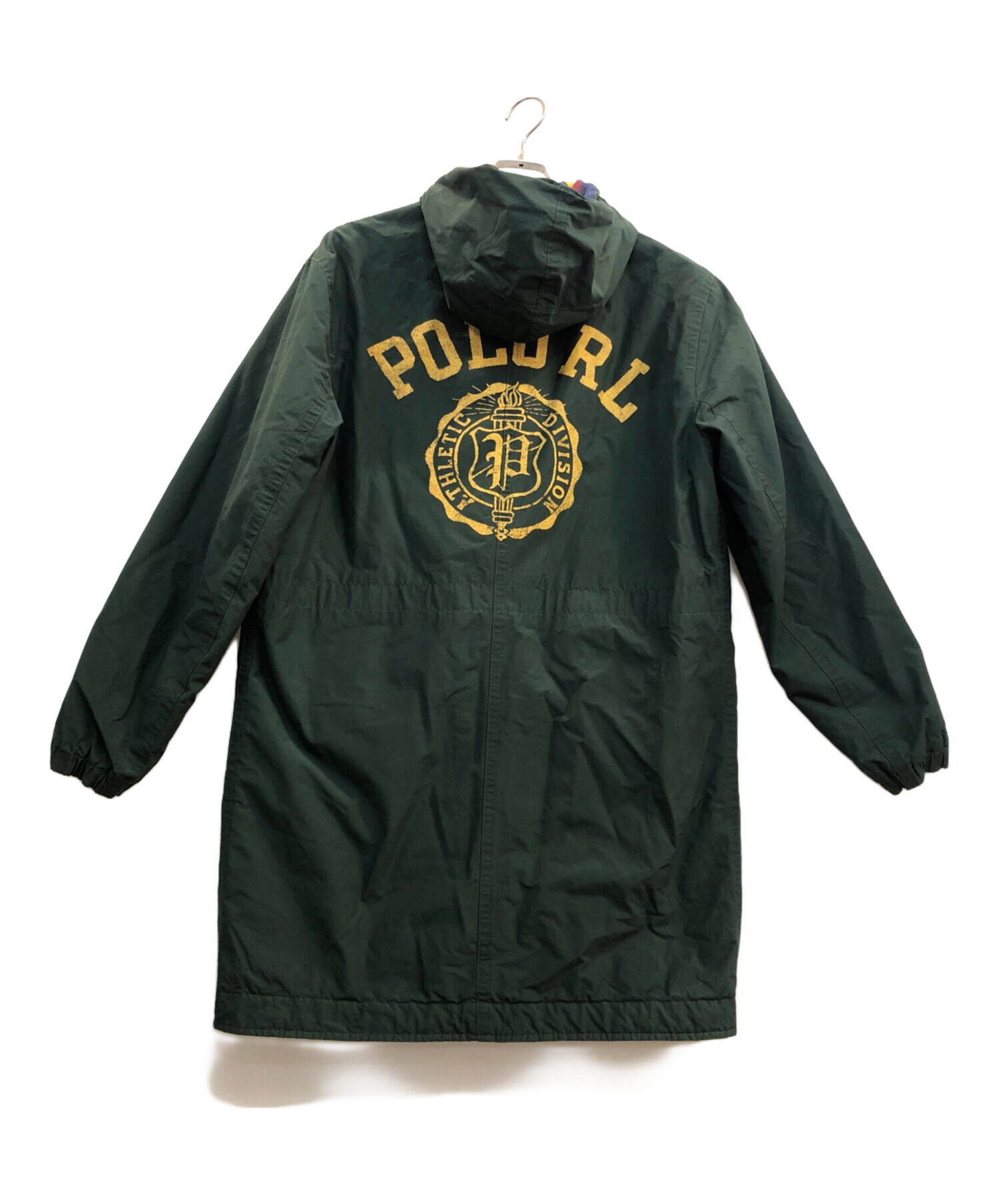 Polo by Ralph Lauren フーデッドコート 黒 鹿角釦 L 美品 Polo by