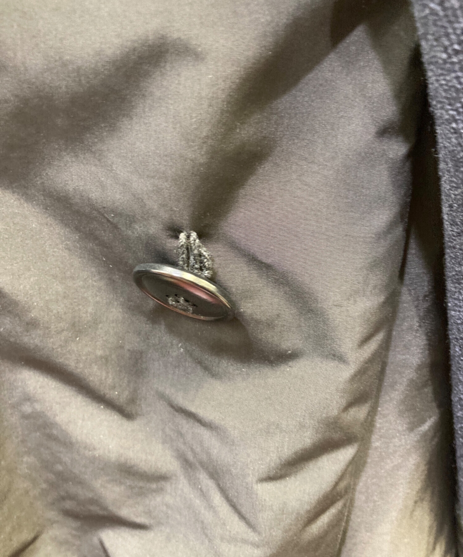 中古・古着通販】Y's (ワイズ) 異素材チェスターコート ブラック