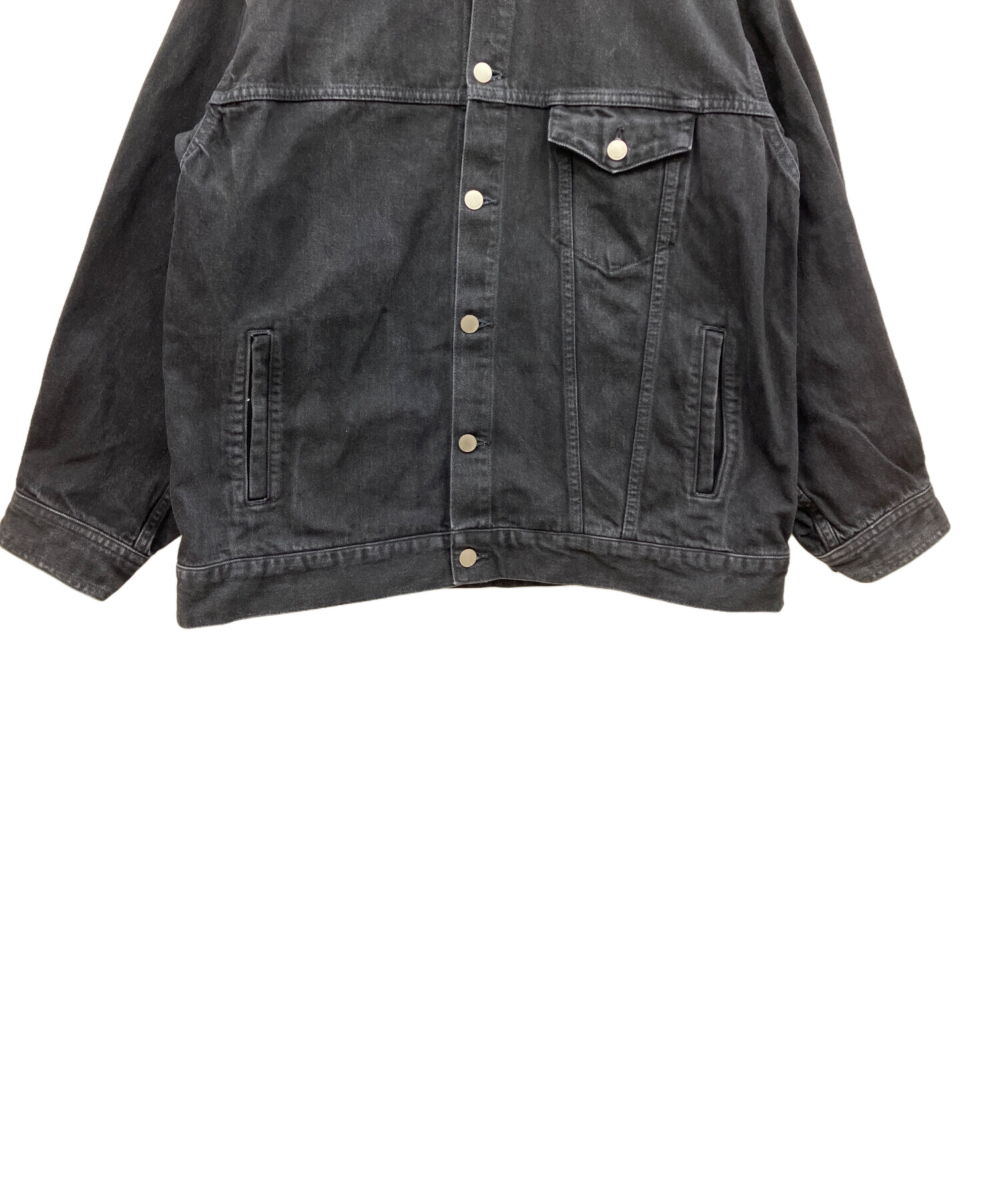 中古・古着通販】jieda (ジエダ) DENIM JACKET ブラック サイズ:1