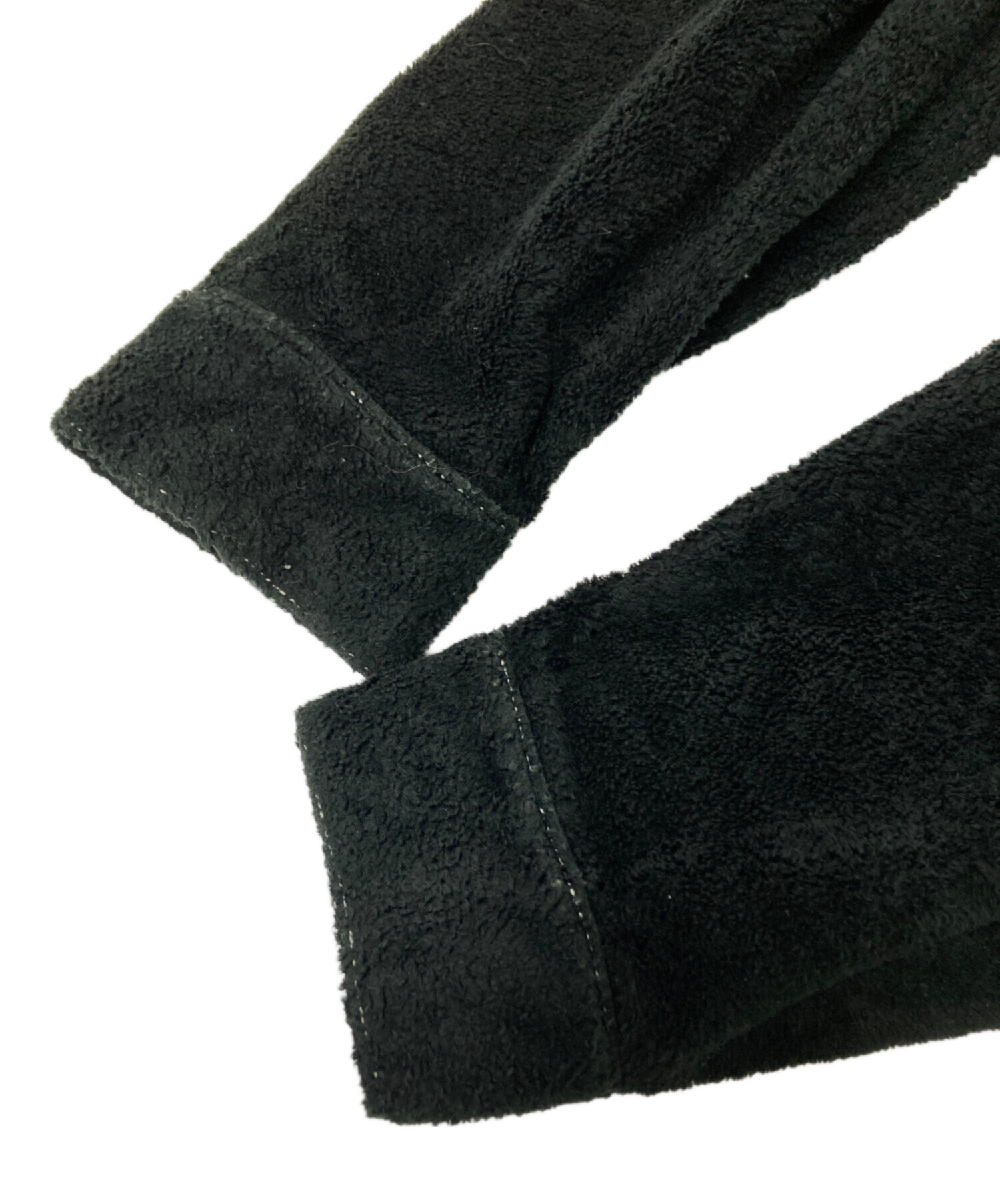 中古・古着通販】doublet (ダブレット) CUT OFF FUZZY JACKET ブラック 