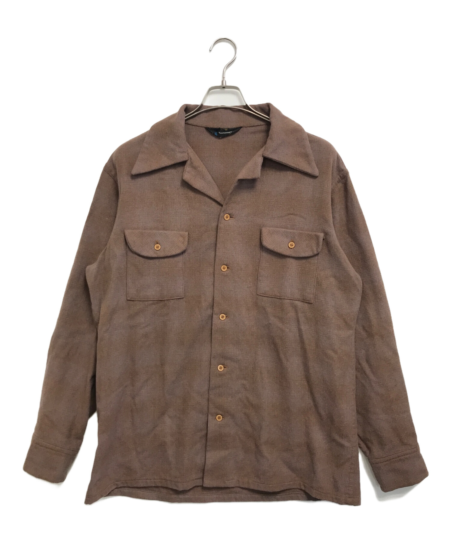 中古・古着通販】TOWN CRAFT (タウンクラフト) ウールチェックシャツ