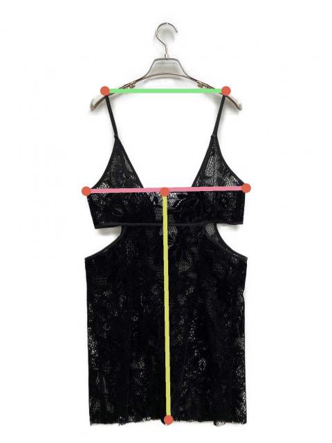 中古・古着通販】TELOPLAN (テーロプラン) Clyde Cami Dress ブラック