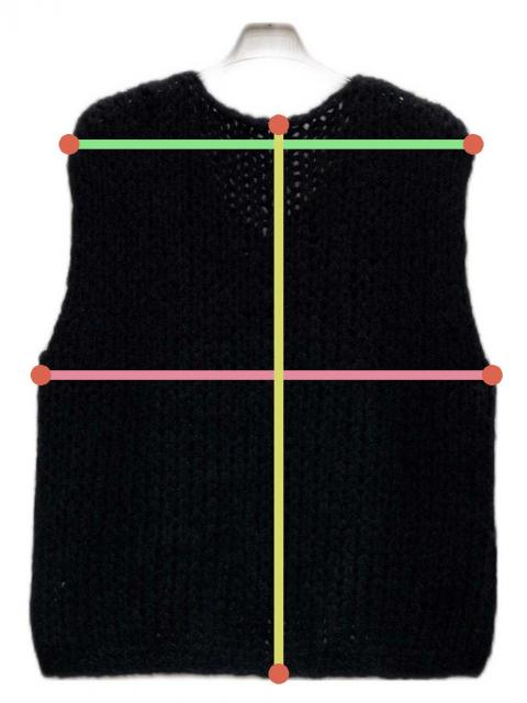 中古・古着通販】Gypsohila (ジプソフィア) Moco Moco Vest/モコモコ