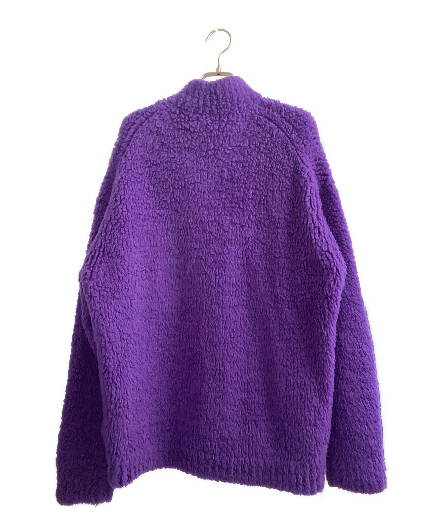 中古・古着通販】AURALEE (オーラリー) MERINO WOOL BOA KNIT HALF ZIP