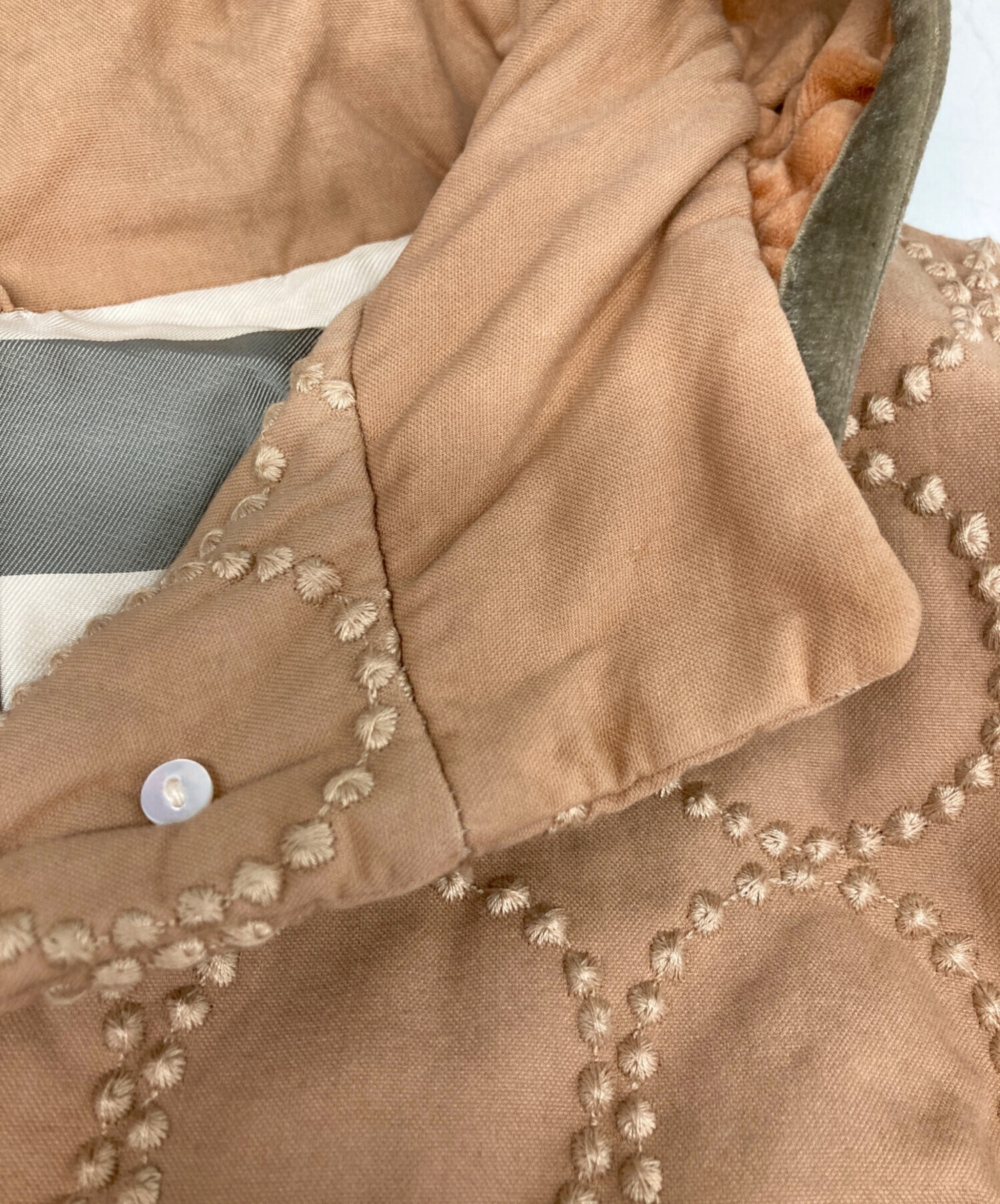 中古・古着通販】mina perhonen (ミナ ペルホネン) ダウンフードコート