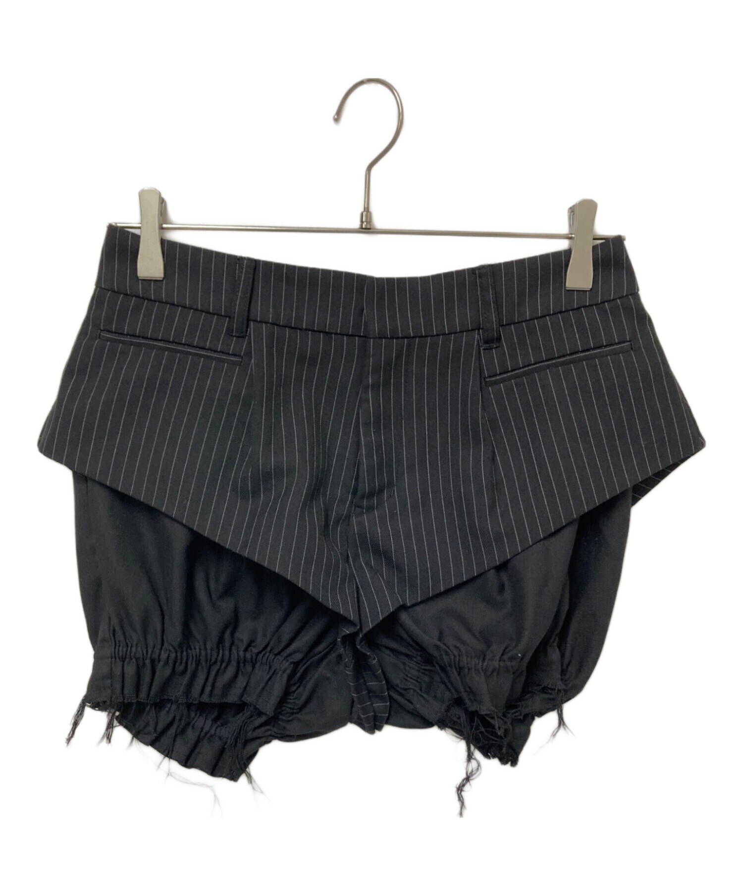 中古・古着通販】POOLDE (プールデ) Sinatra Stripe Puffy Shorts