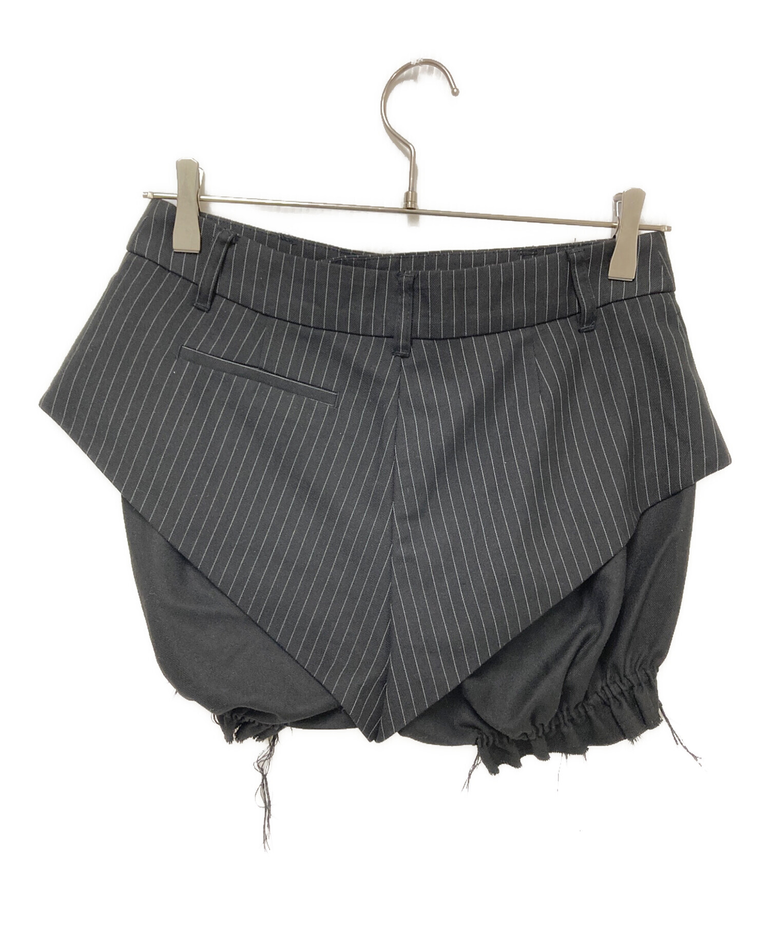 中古・古着通販】POOLDE (プールデ) Sinatra Stripe Puffy Shorts