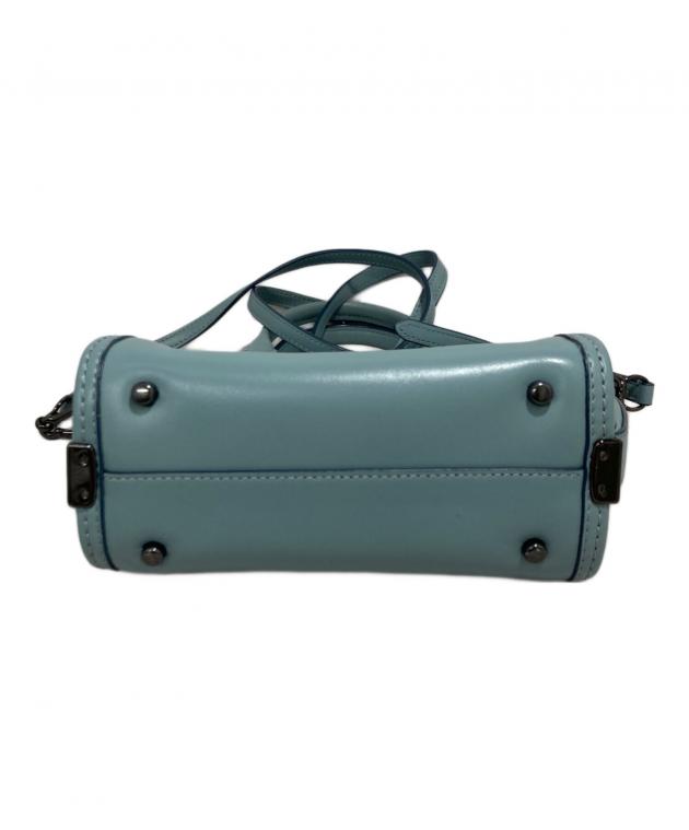 中古・古着通販】COACH (コーチ) 2WAYショルダーバッグ ブルー