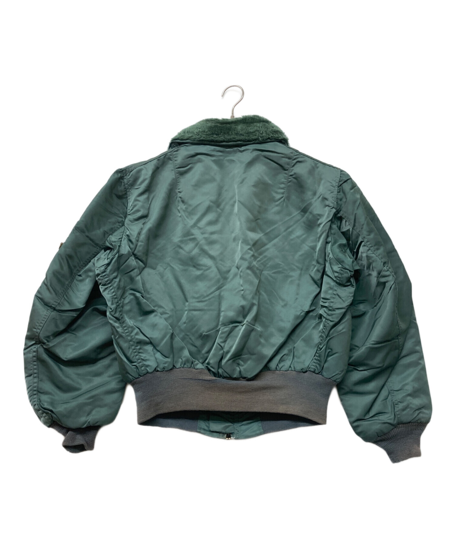 中古・古着通販】ALPHA (アルファ) B-15Dフライトジャケット グリーン
