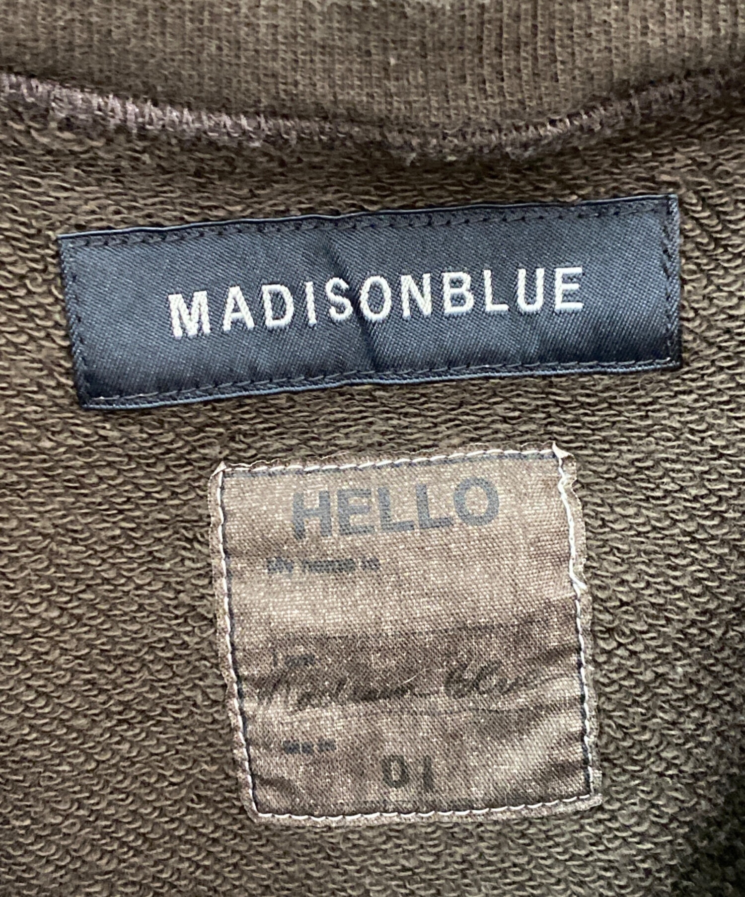 中古・古着通販】MADISON BLUE (マディソンブルー) HELLO HOODIE 