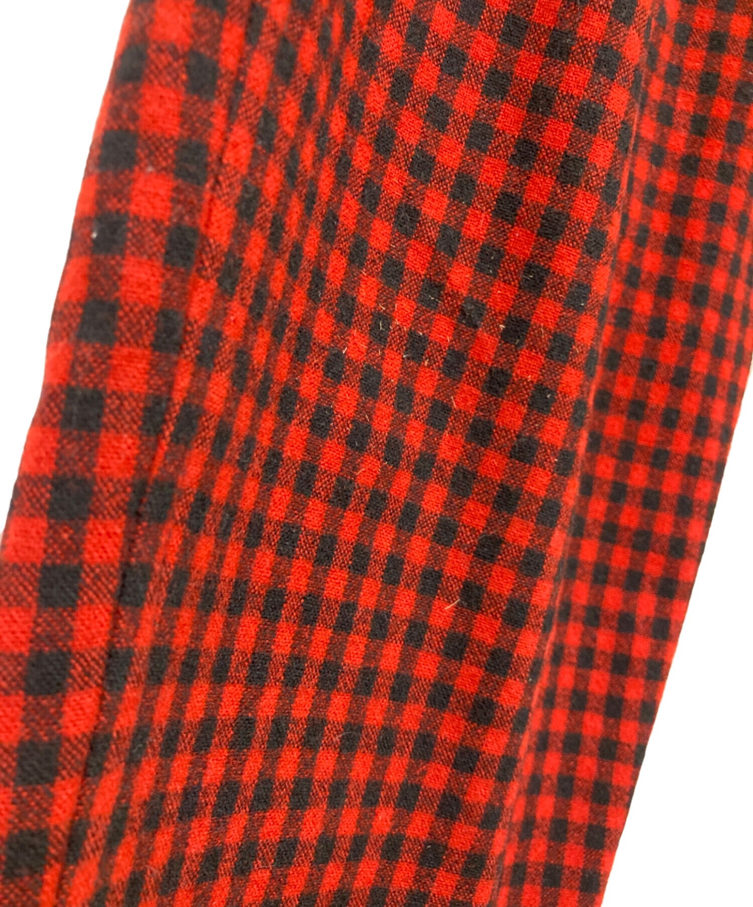 トリココムデギャルソンの 赤 チェック パンツです 中古・古着通販】tricot COMME des GARCONS (トリココムデギャルソン