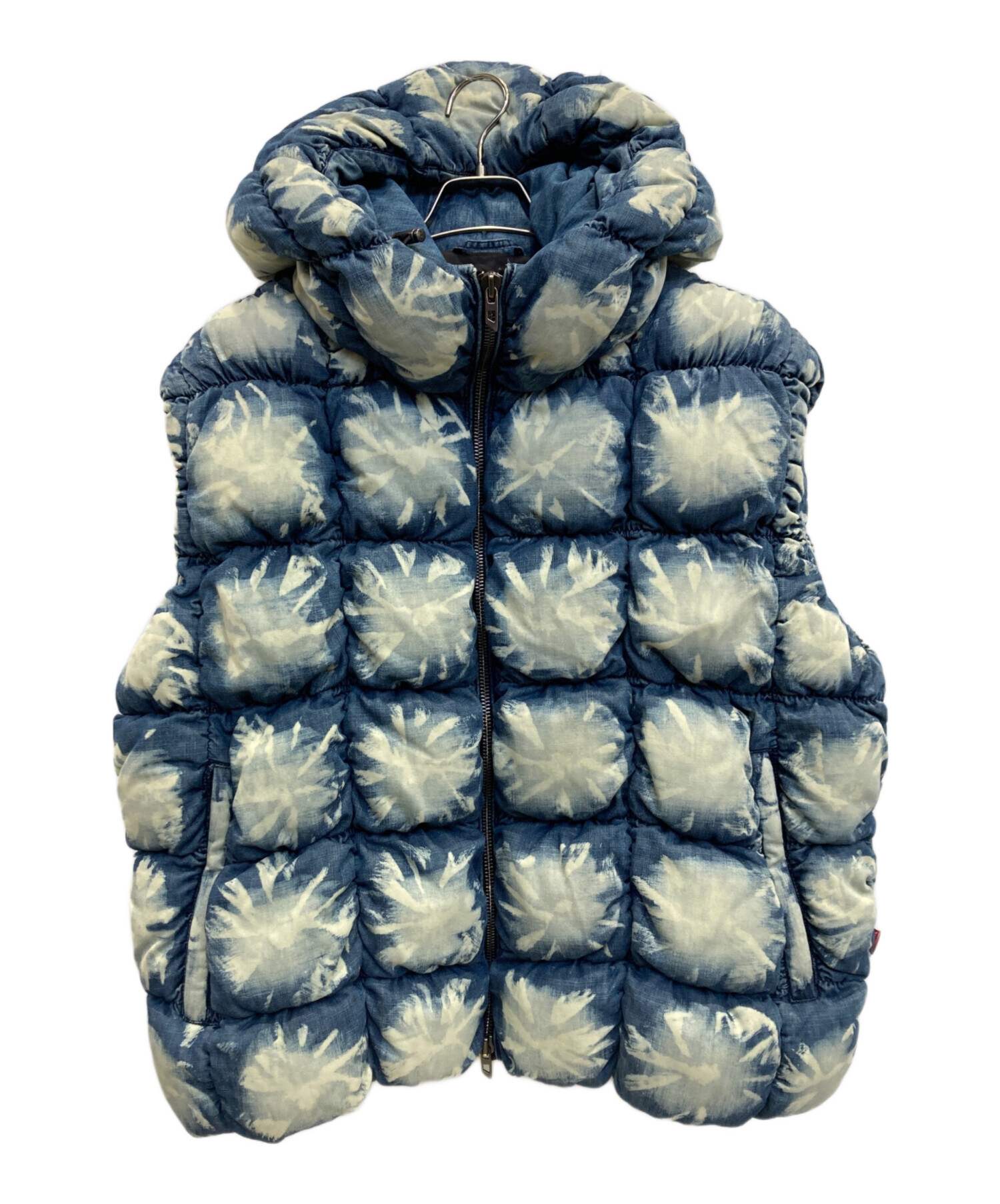 中古・古着通販】DIESEL (ディーゼル) W-THYS/タイダイパファーベスト