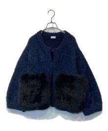 【美品！】Cruciani クルチアーニ ファーポケットニットジレ Cruciani】ブランド・古着のネット通販【TREFAC FASHION】