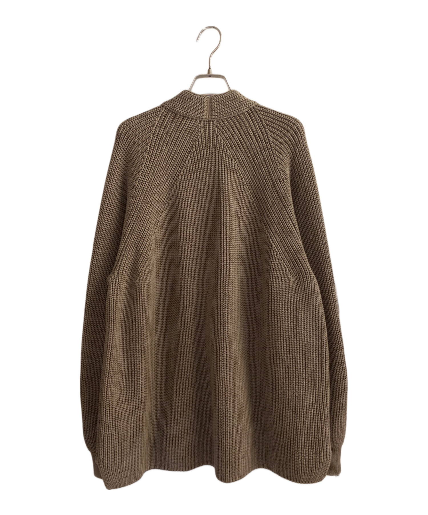 中古・古着通販】BATONER (バトナ―) SIGNATURE SHAWL COLLAR CARDIGAN