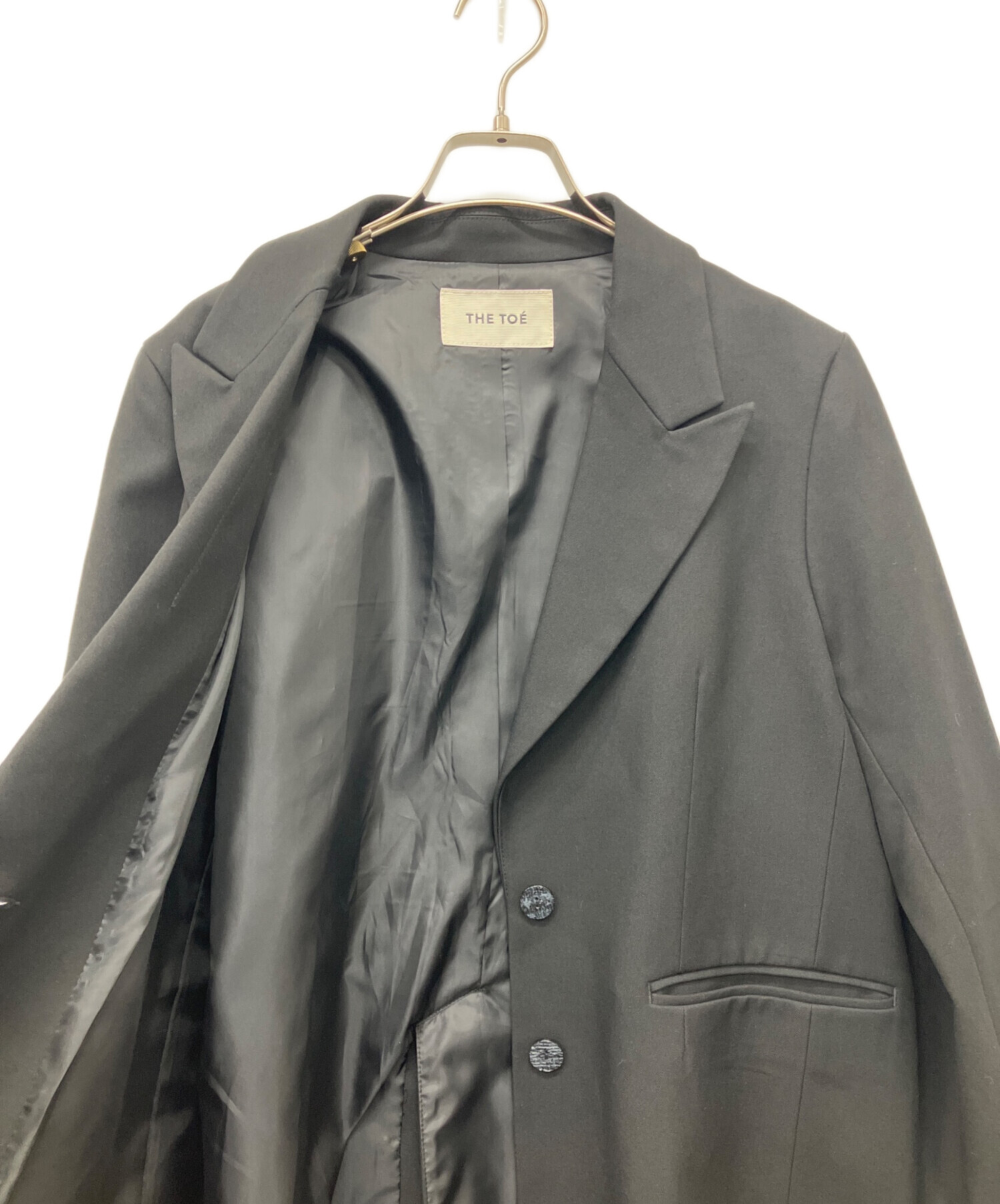 中古・古着通販】THE TOE (ザ・トゥー) Strasbourg jacket ブラック