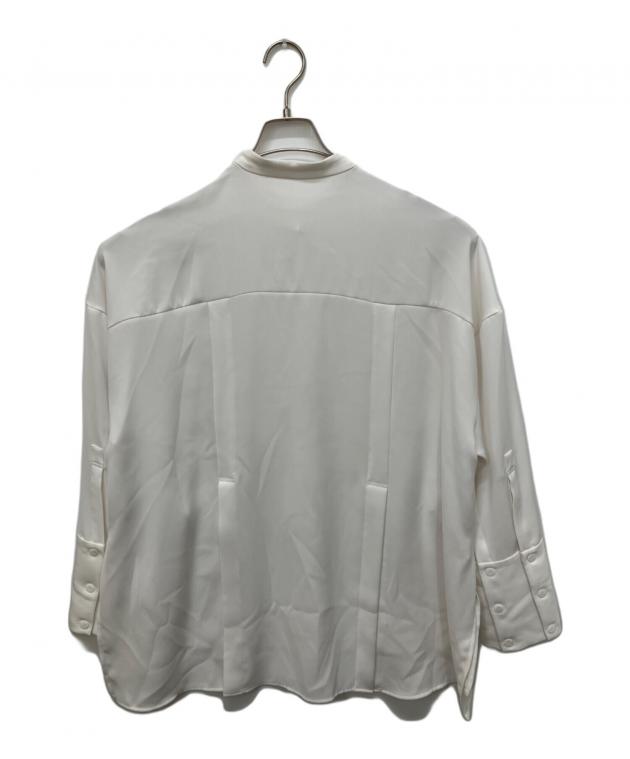 中古・古着通販】ENFOLD (エンフォルド) SLIT SHIRT BLOUSE ホワイト
