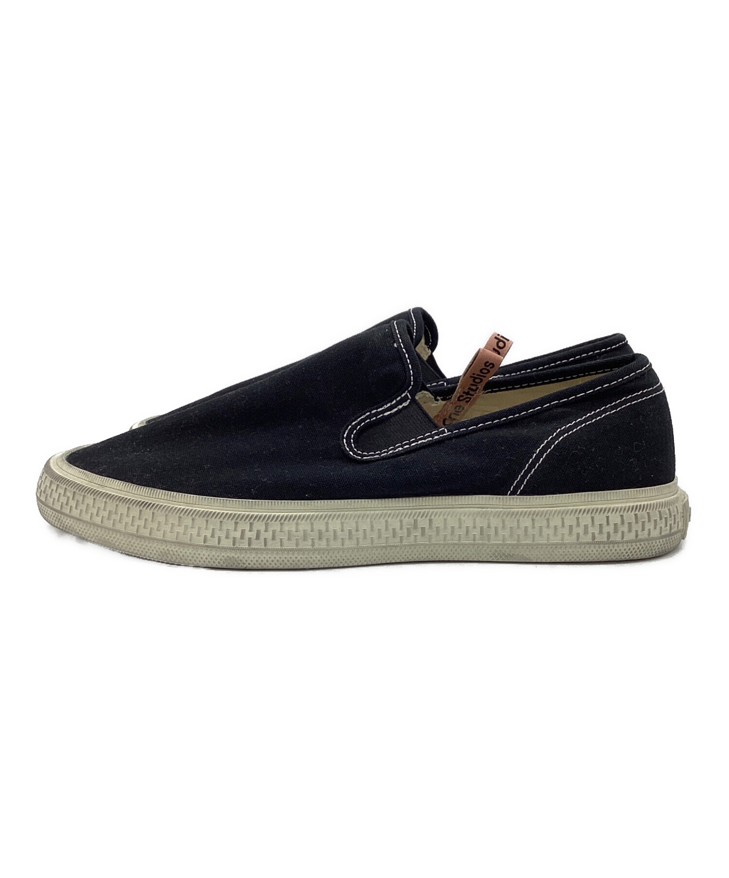 acne studious ブラック スエード スニーカー 【公式通販】