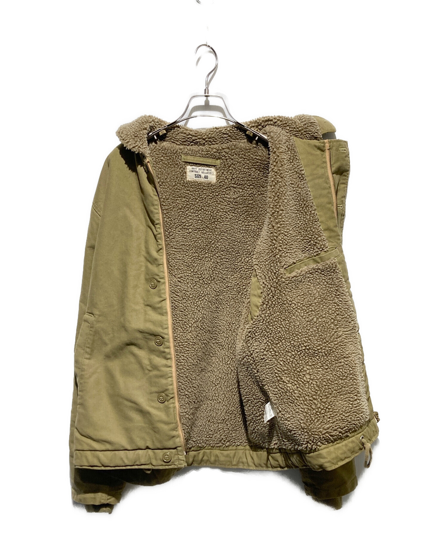 中古・古着通販】waiper (ワイパー) N-1デッキジャケット カーキ