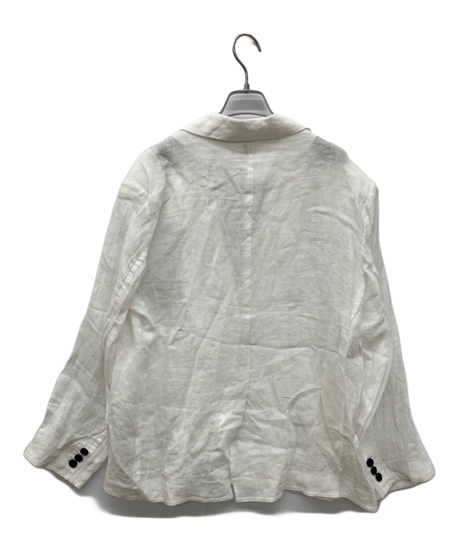 中古・古着通販】anuke (アンヌーク) Linen Sheer Jacket リネンシアー