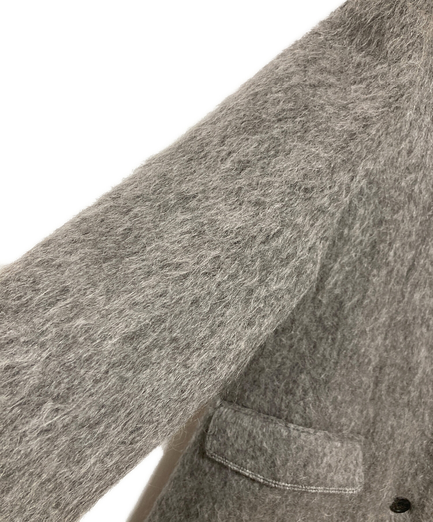 中古・古着通販】TODAYFUL (トゥデイフル) Shaggy Over Jacket グレー