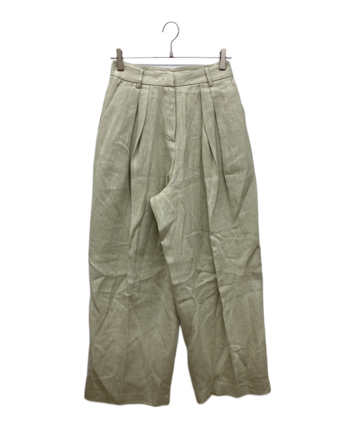 中古・古着通販】TODAYFUL (トゥデイフル) Tuck Linen Trousers タック