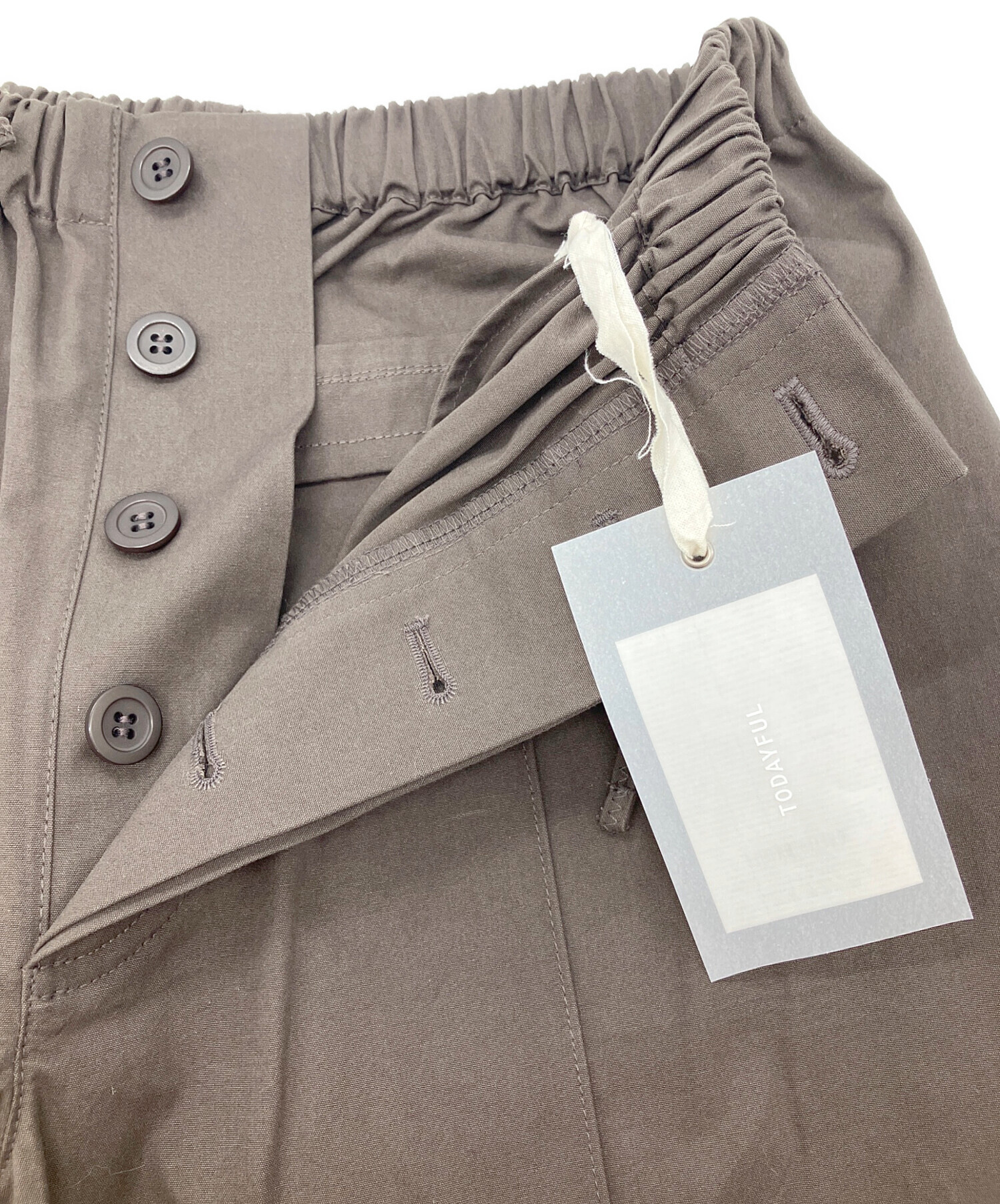 中古・古着通販】TODAYFUL (トゥデイフル) Cotton Easy Pants ブラウン
