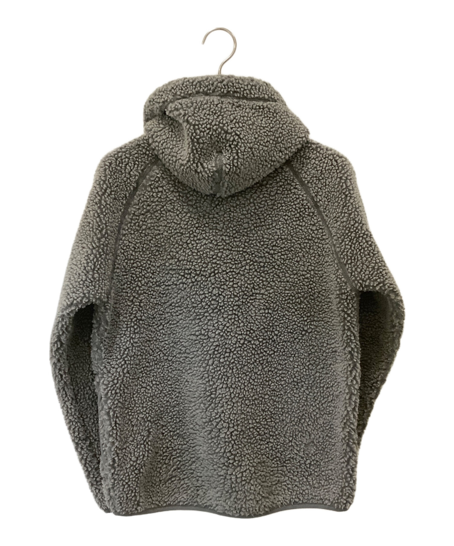 Gymphlex ジムフレックス ボアジャケット(オイスター)14 Lサイズ 中古・古着通販】Gymphlex (ジムフレックス) ボアジャケット グレー