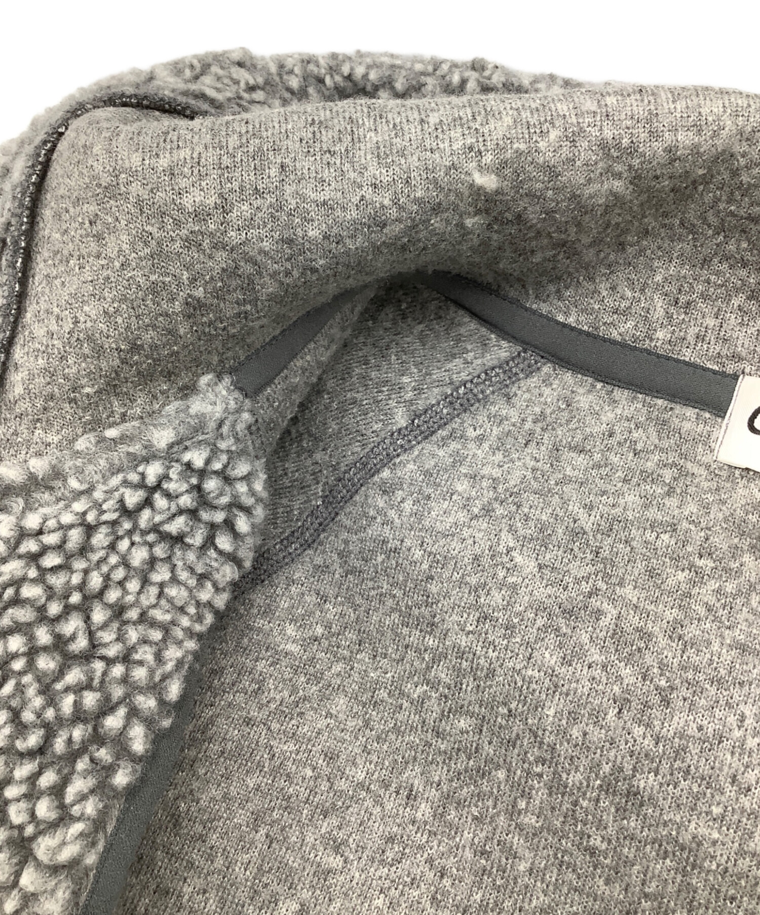 中古・古着通販】Gymphlex (ジムフレックス) ボアジャケット グレー 