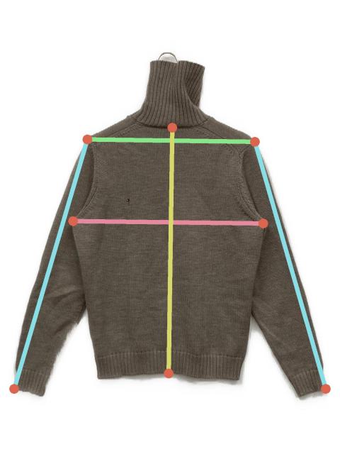 中古・古着通販】Zanone (ザノーネ) タートルネックニット ベージュ