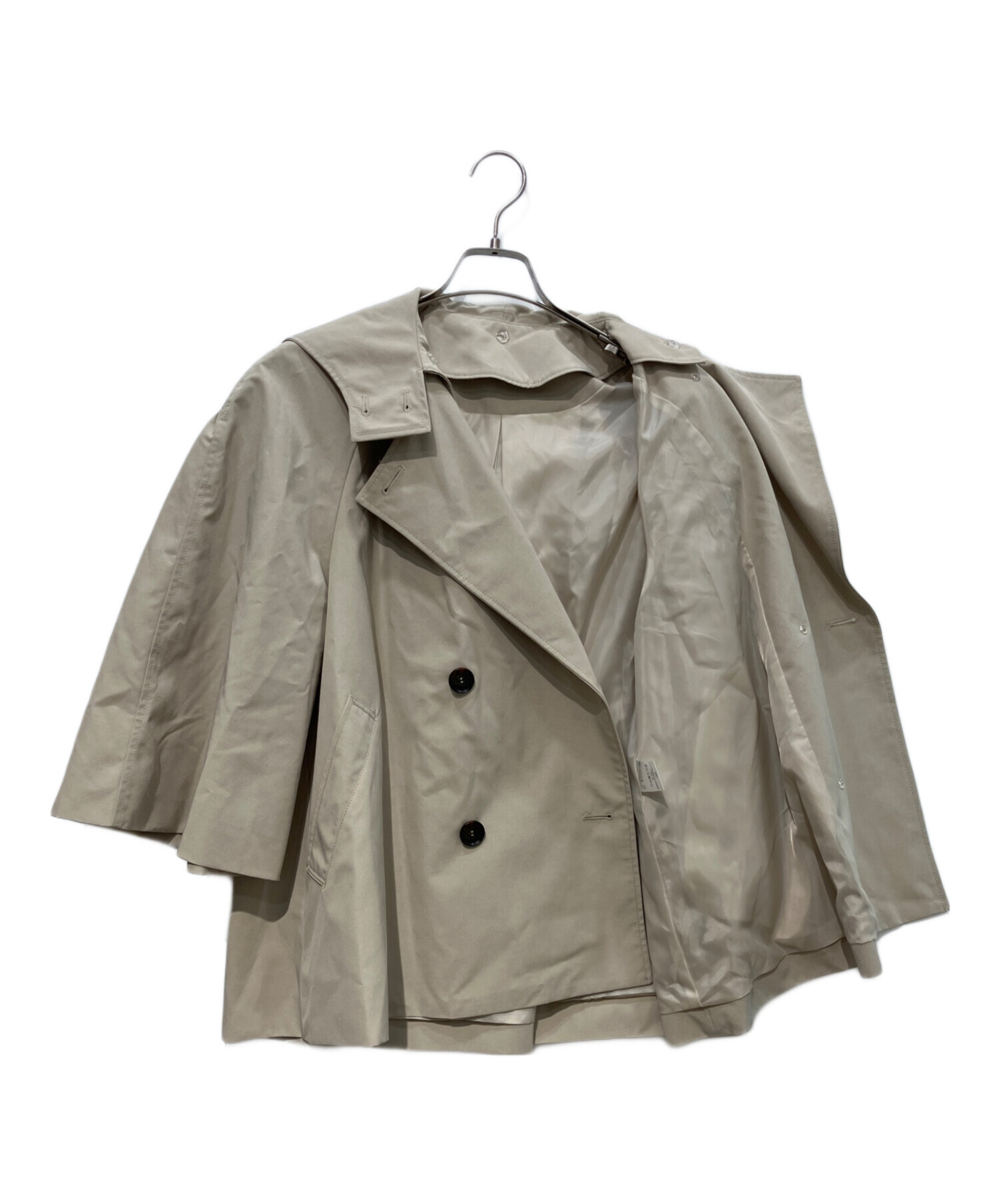 新品未使用　liten トレンチコート 中古・古着通販】LIten (リテン) キュービックトレンチジャケット