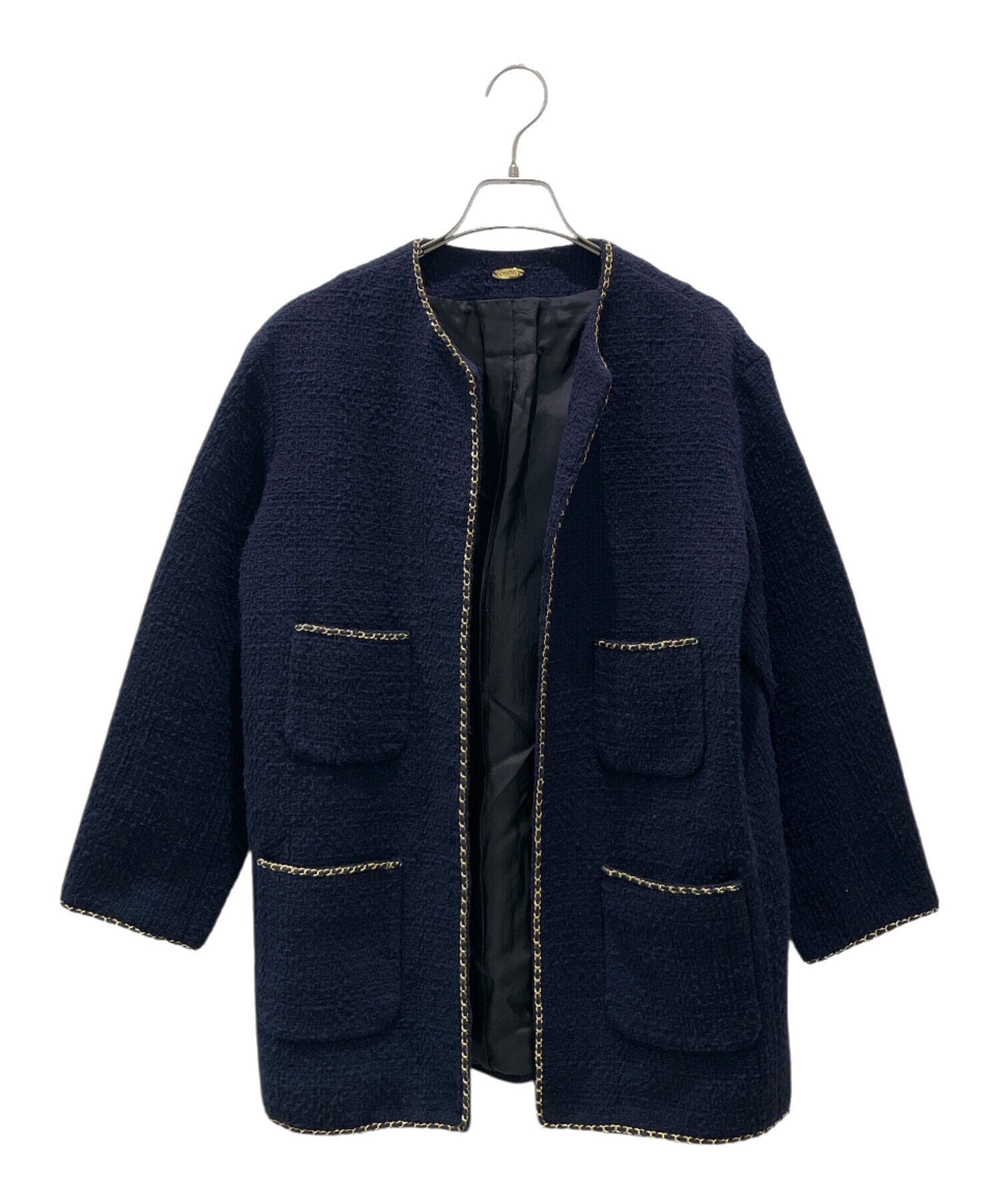 美品ドゥーズィエムクラス chain tweed ジャケット チェーンツイード 美品ドゥーズィエムクラス chain tweed ジャケット チェーンツイード