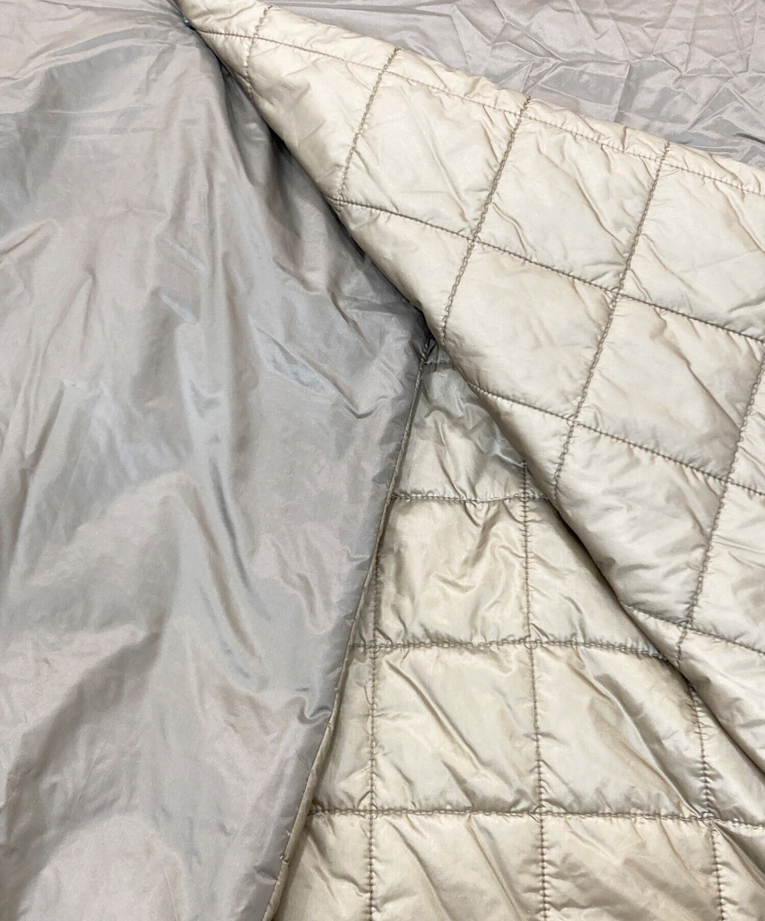 中古・古着通販】HYKE (ハイク) QUILTED TRENCH COAT オリーブ サイズ