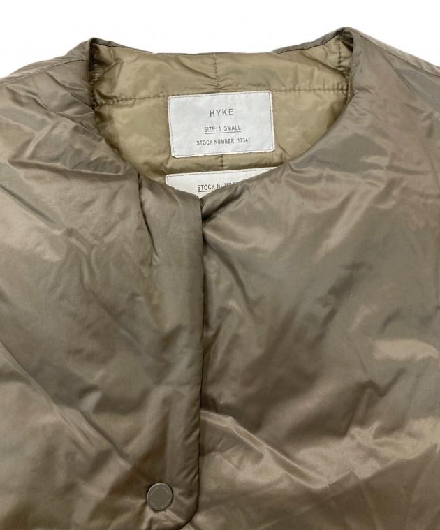 中古・古着通販】HYKE (ハイク) QUILTED TRENCH COAT オリーブ サイズ 