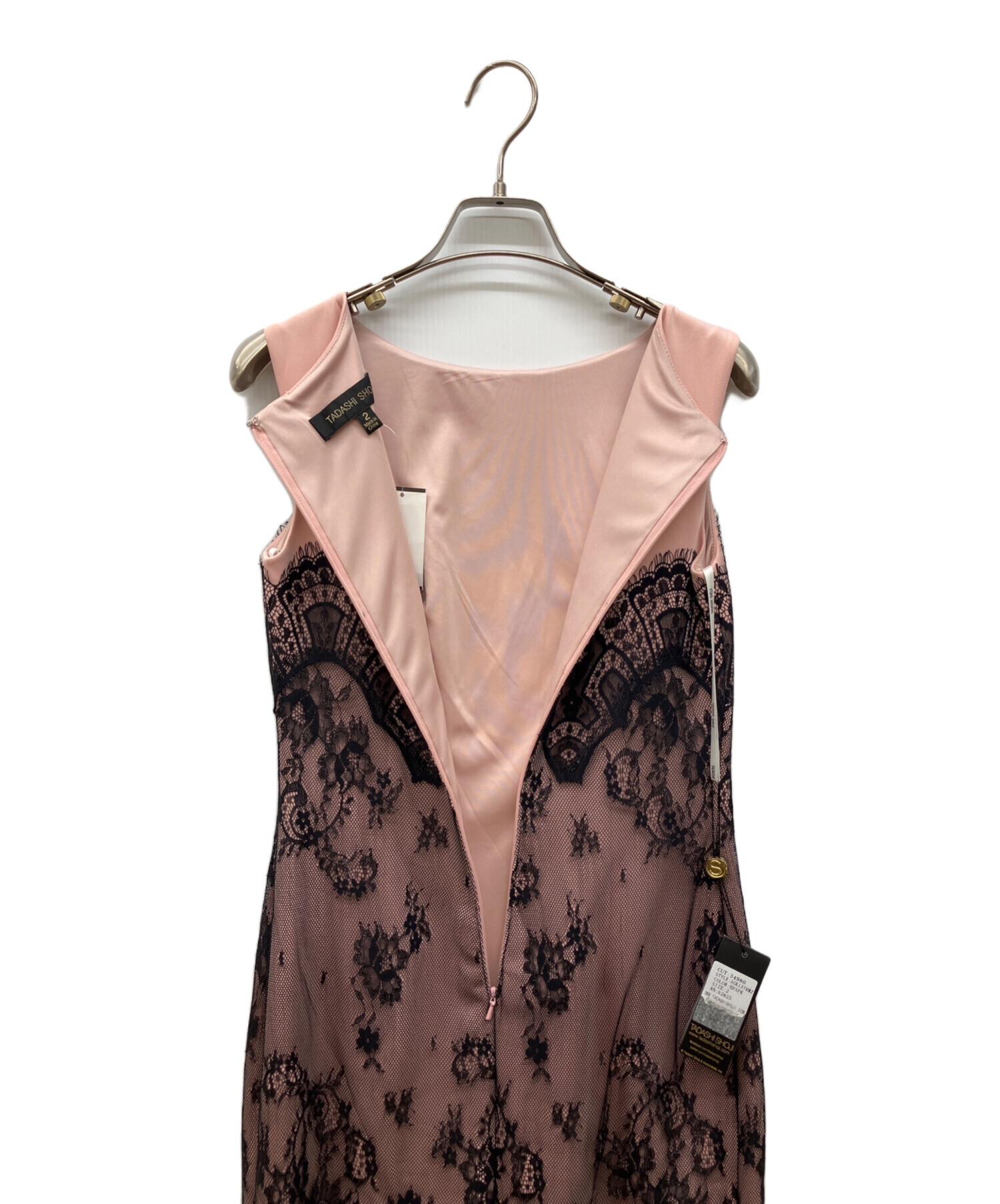 中古・古着通販】TADASHI SHOJI (タダシ ショージ) ドレス ピンク
