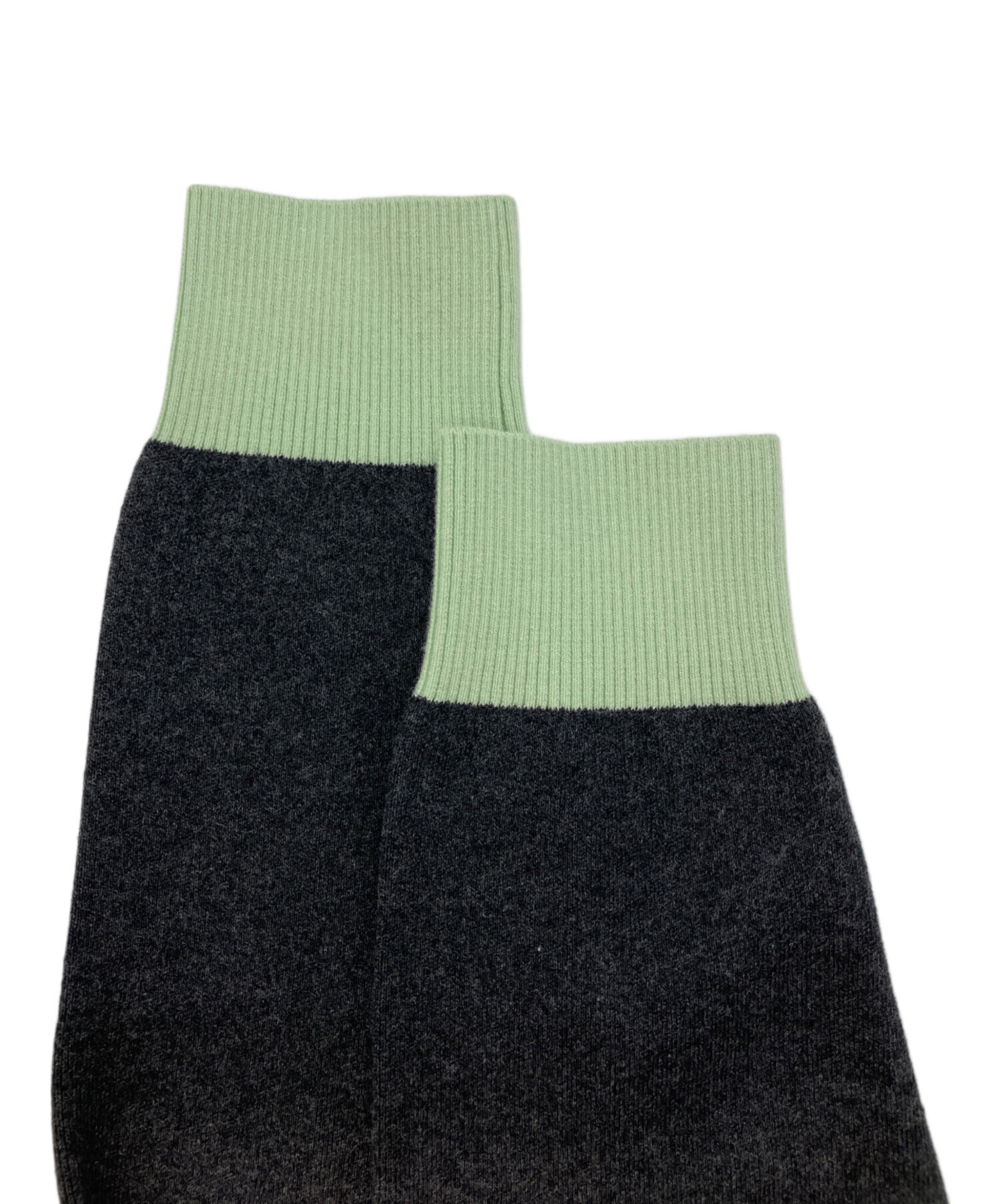 中古・古着通販】CABaN (キャバン) コットンカシミヤバイカラーVネック